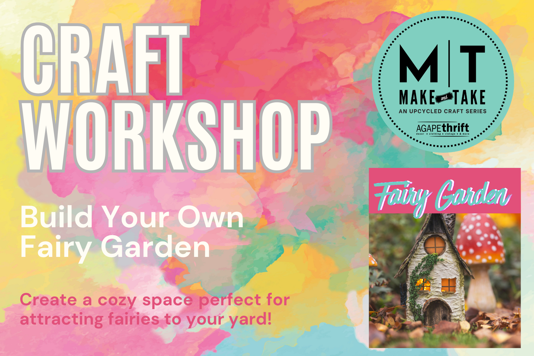 Summer Fairy Garden Make &amp; Take