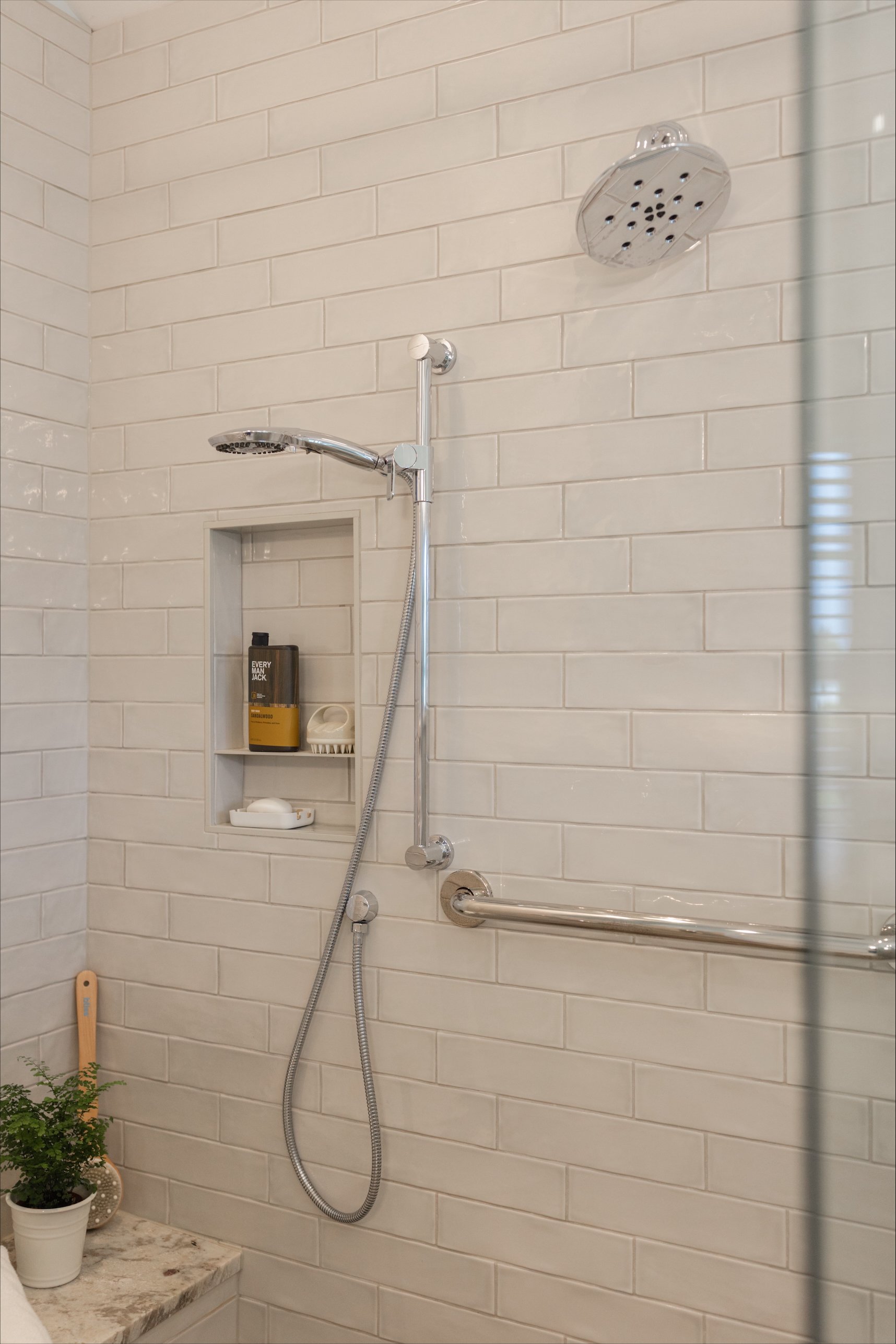 Carlisle Design Interiors, Creating Safe Places, Safety, Design, Shower, Tile, Bathroom, Residential Design, Bespoke Interiors, Home, Bath, Custom, Shower