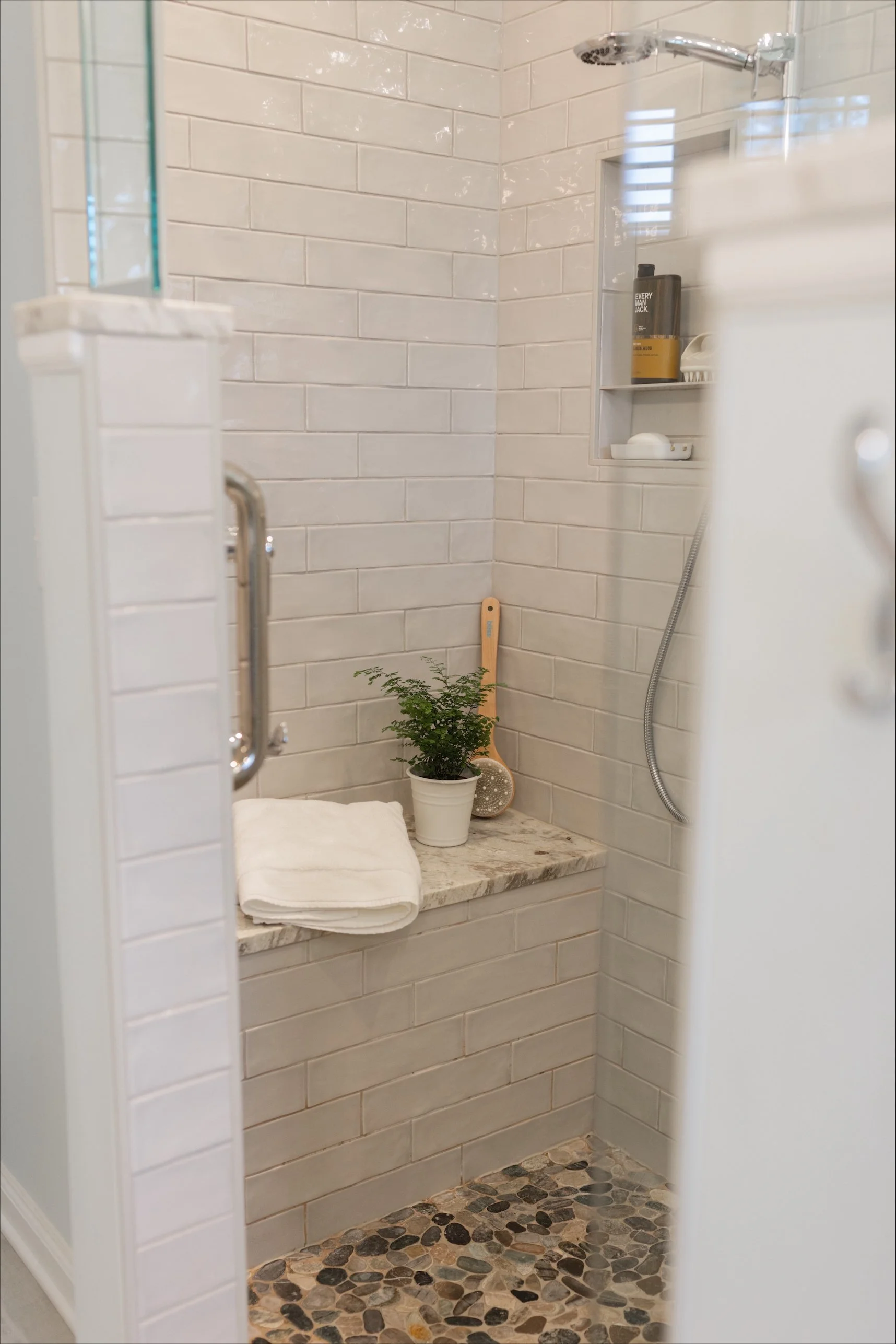 Carlisle Design Interiors, Creating Safe Places, Safety, Design, Shower, Tile, Bathroom, Residential Design, Bespoke Interiors, Home, Bath, Custom, Shower