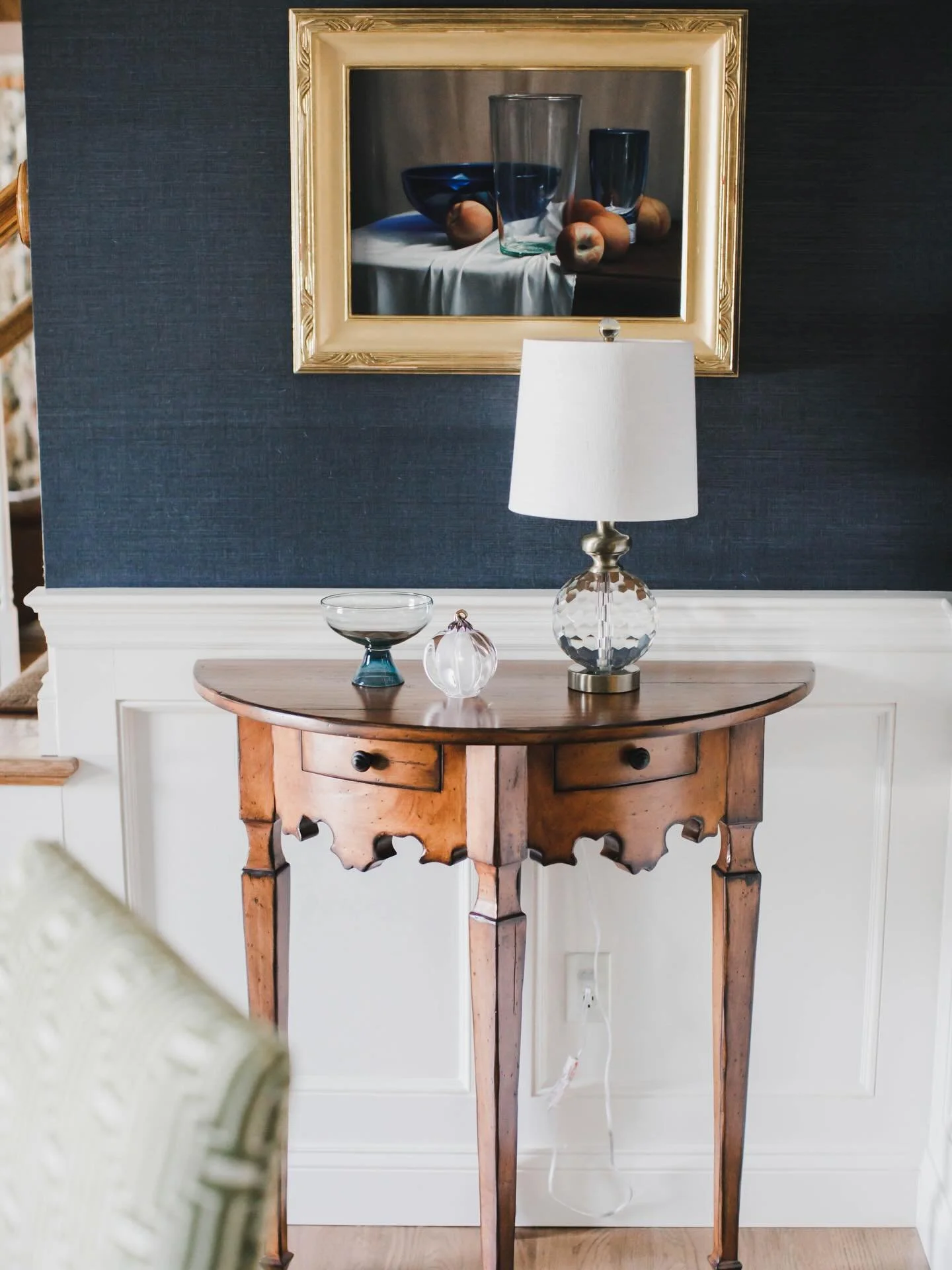 A small wall in your home still deserves the same intention as the grand gestures.  We don&rsquo;t try to fill every wall as some amount of &ldquo;empty&rdquo; lets the other intentions speak louder.  That said, sometimes there are smaller walls that