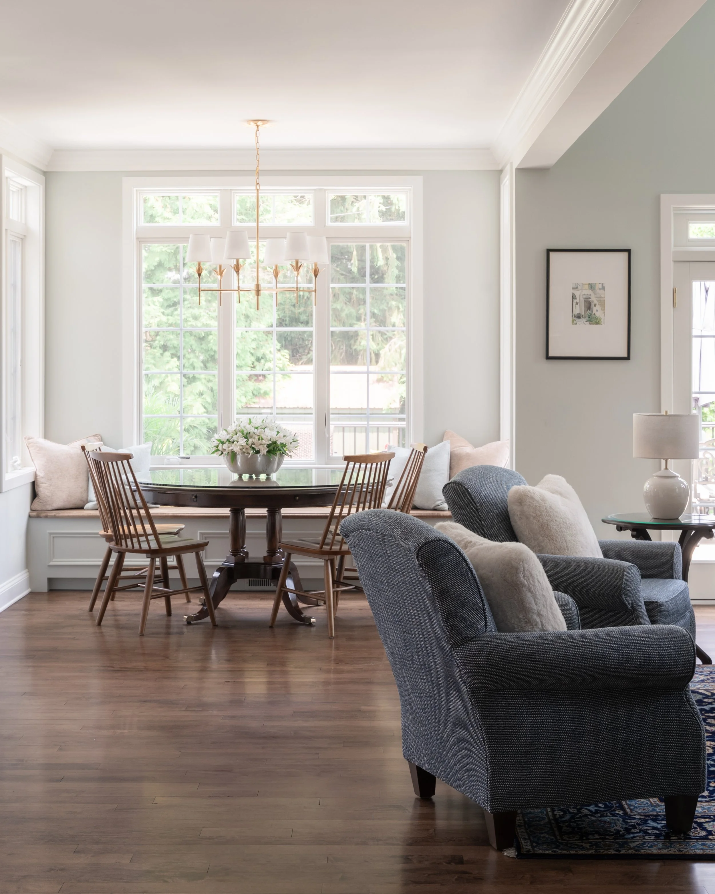 Carlisle Design | Interiors & Consulting | Home | Living Room | Breakfast Nook | Designer | Family Room | Renovation