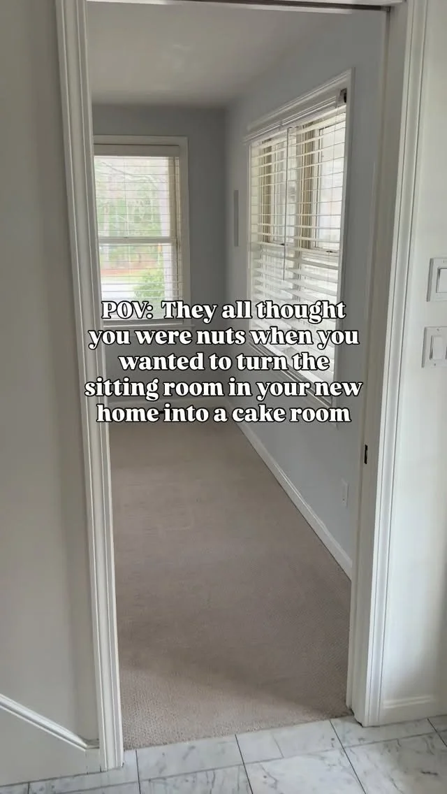 If you’re still mixing dreams in a tiny kitchen — don’t stop.
We started in 960 sq ft running pop-ups, markets, and countless orders out of our little home… and now we’re in a bigger house with our own cake room.
Anythi