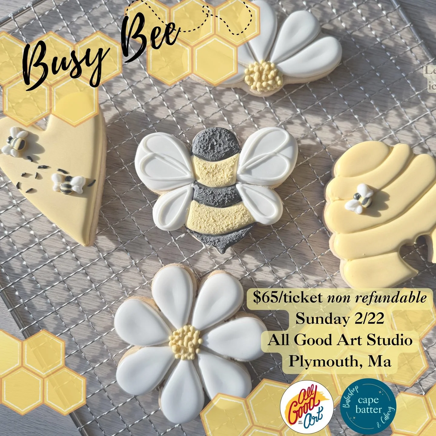 You&rsquo;ve been asking for more classes&hellip; and they&rsquo;re here 🙌🏻

We&rsquo;ve added new cookie and cake decorating classes with gracious hosts at both @allgoodartstudio and @uvawinebar.ply in Plymouth, and we can&rsquo;t wait to create w