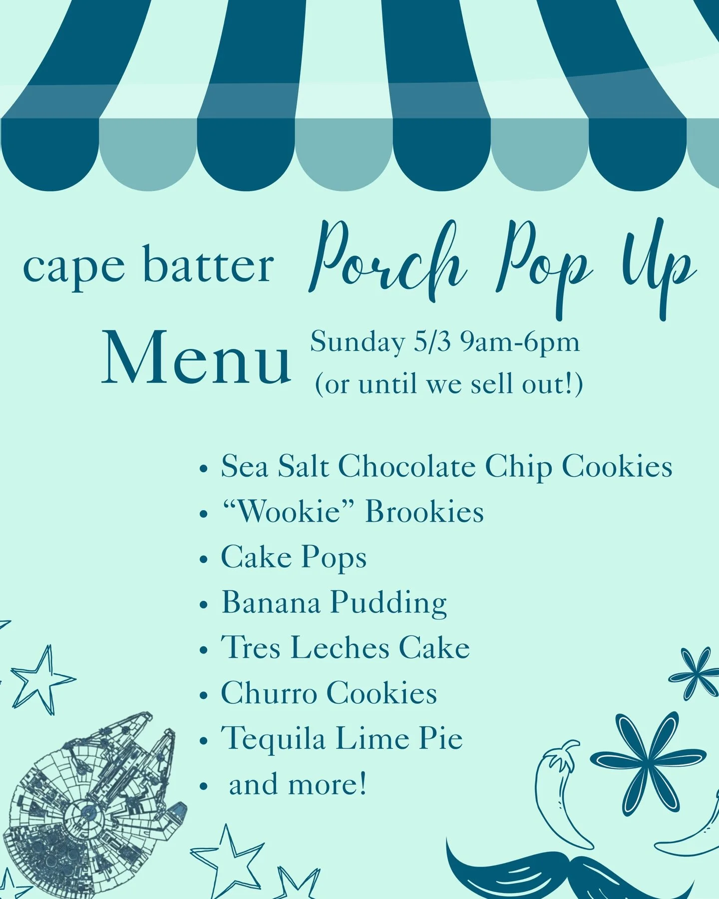 Here&rsquo;s a peek of what will be on the menu tomorrow ✨

We hope you all come by and enjoy something sweet made with 💛

Porch Pop-Up  Tomorrow 5/3!
📍 21 Talia Way , Plymouth
⏰ 9 AM &ndash; 6 PM (or until we sell out)
 Self-serve &bull; Cash or V