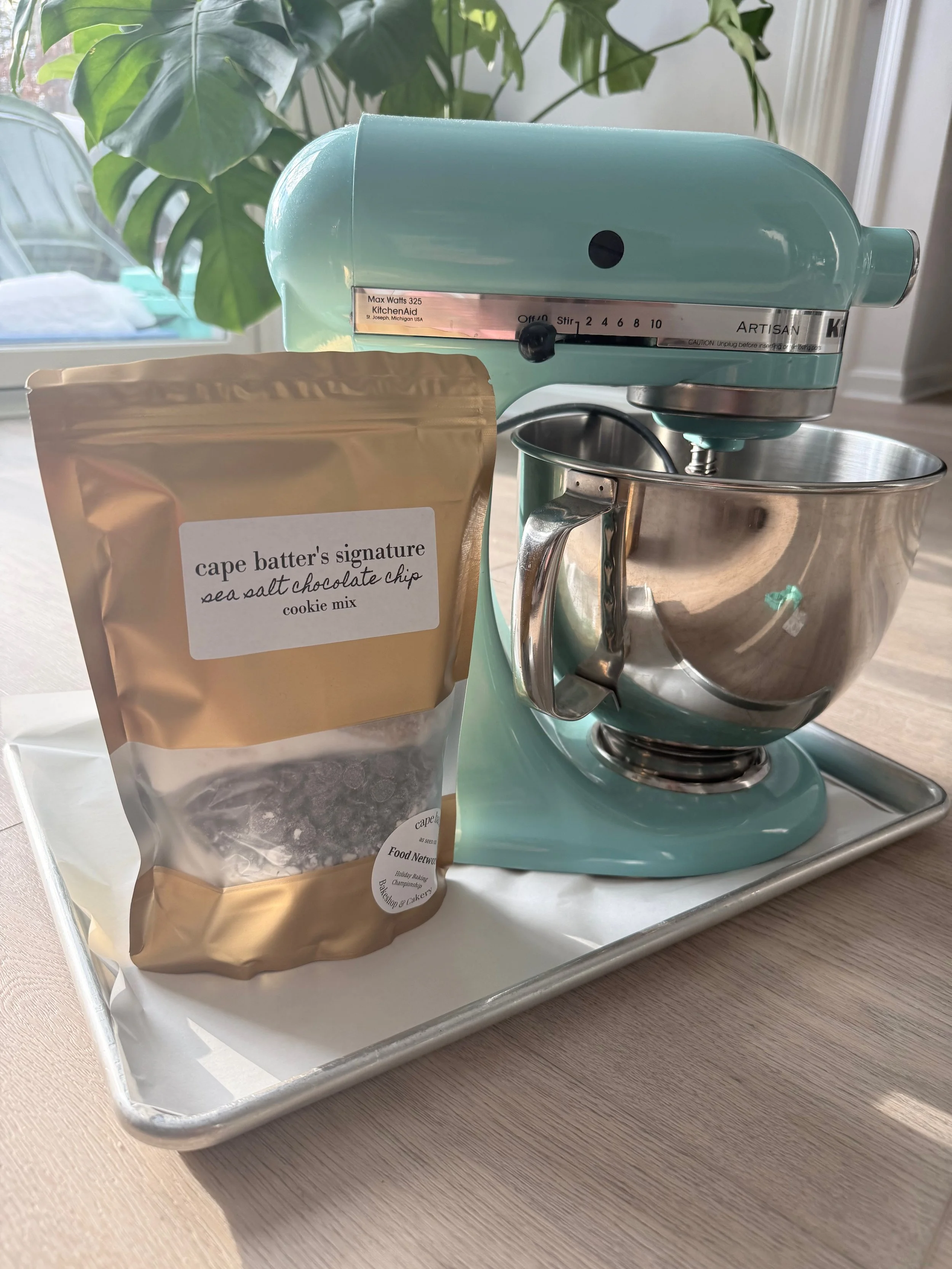 cape batter's Signature Sea Salt Chocolate Chip Cookie Mix