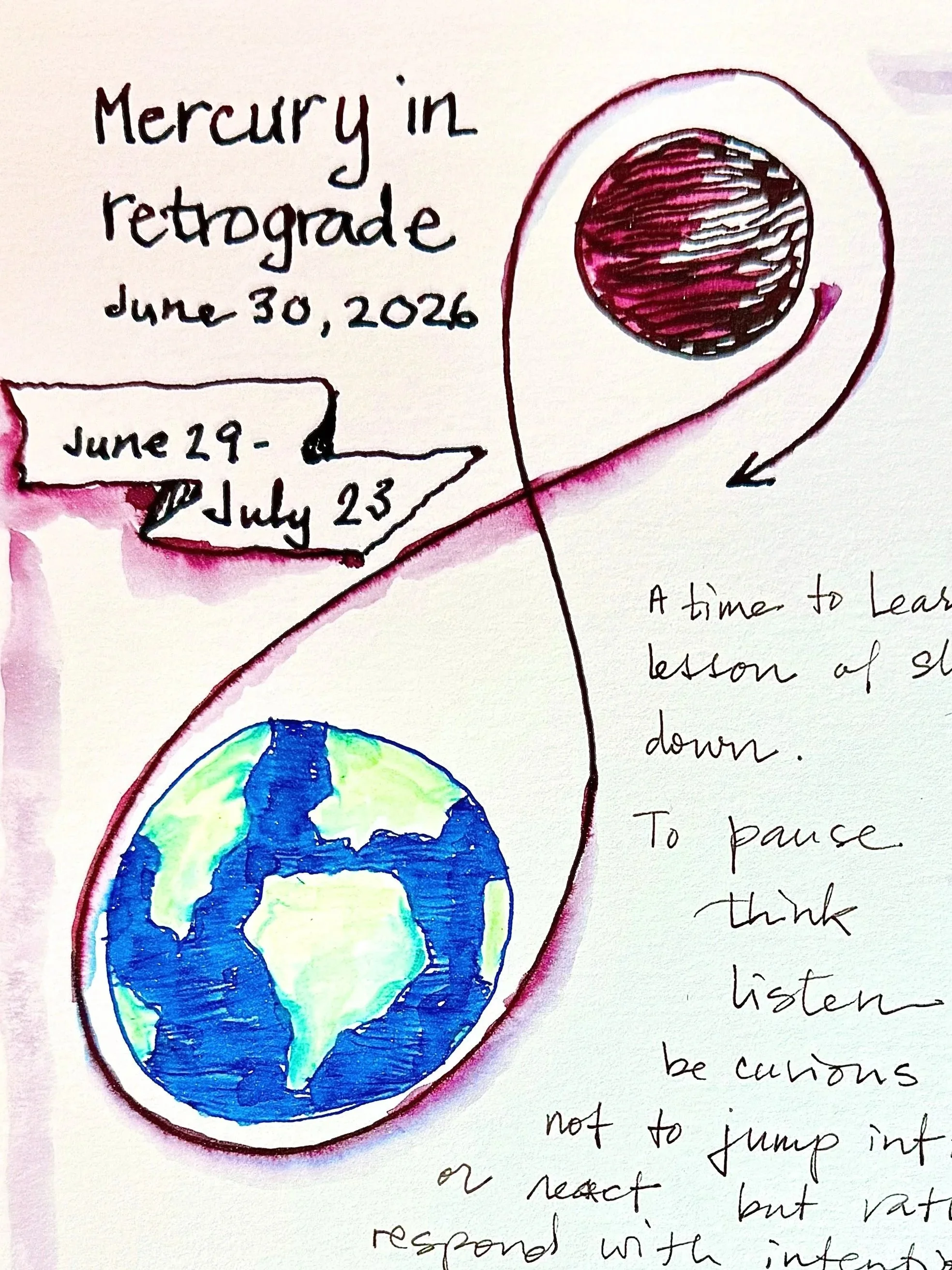 Mercury in retrograde: time to learn the lesson of slowing down