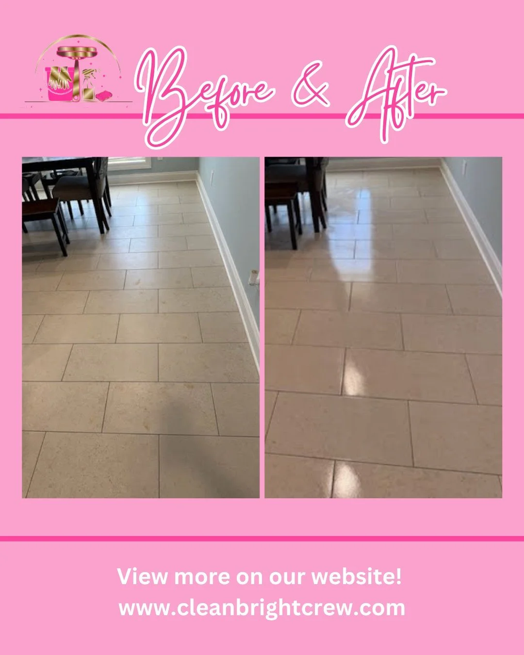 ✨ Now THAT'S what we call sparkling clean! ✨

From dull to dazzling &ndash; just look at that shine! Our deep cleaning services transform your floors so thoroughly, you might be tempted to serve Thanksgiving dinner right off them. 🦃 (We don't recomm