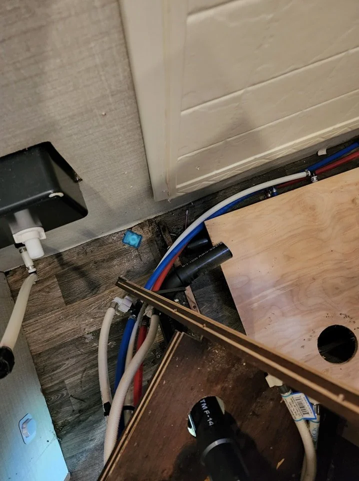RV Water damage repair, flooring replacement in Mobile, AL