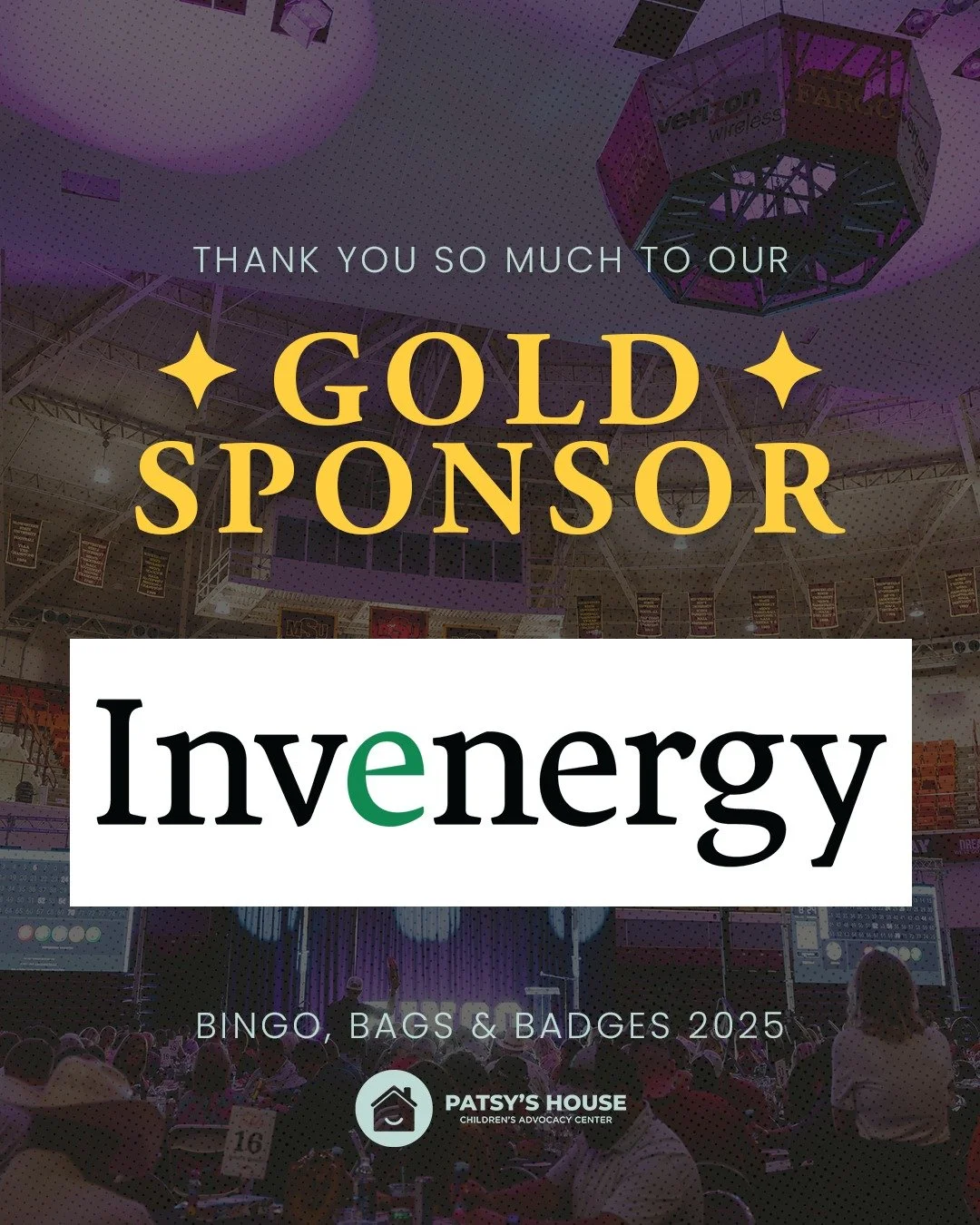 Thank you so much to another amazing Gold Sponsor, @invenergy!

We couldn't do what we do without your generosity to help us continue to provide our services!
