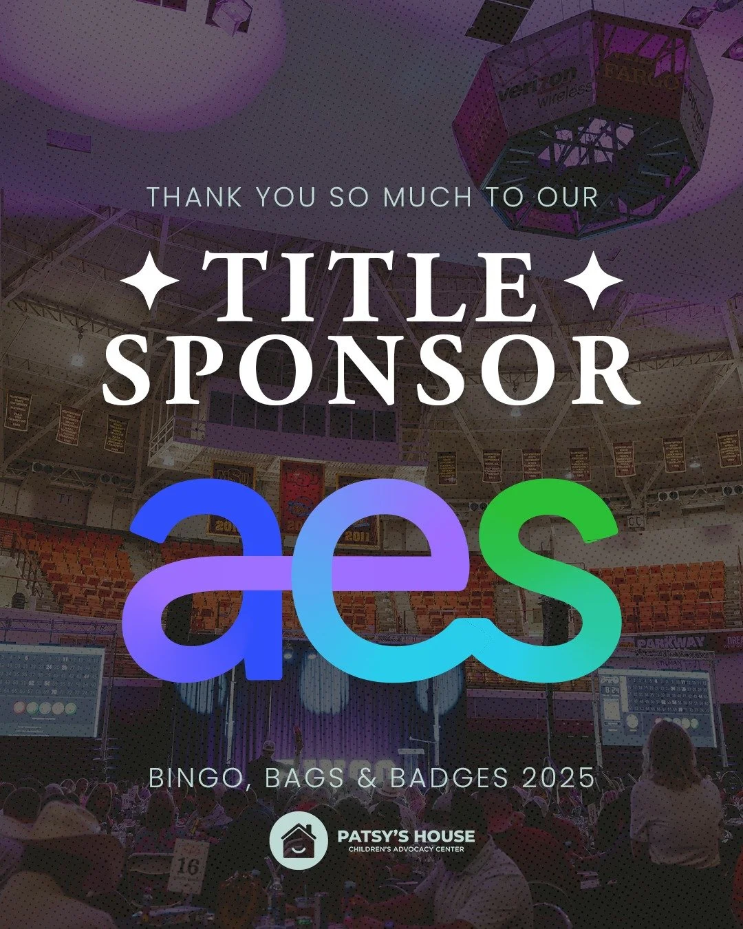 HUGE thank you to another one of our Title Sponsors, @theaescorp!

We are so grateful for your generosity and cannot do what we do without you!