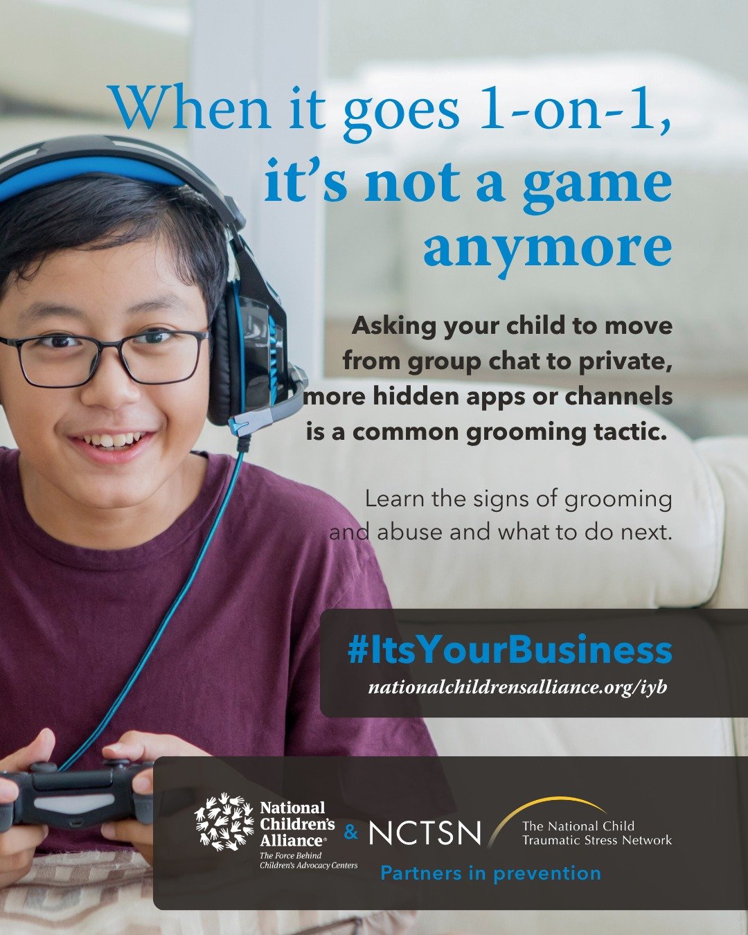 It is so important to learn the signs of grooming and abuse and what to do next. Pay attention to what your children are connected to. If something feels weird, ask about it, investigate. Follow your gut and keep your children safe.