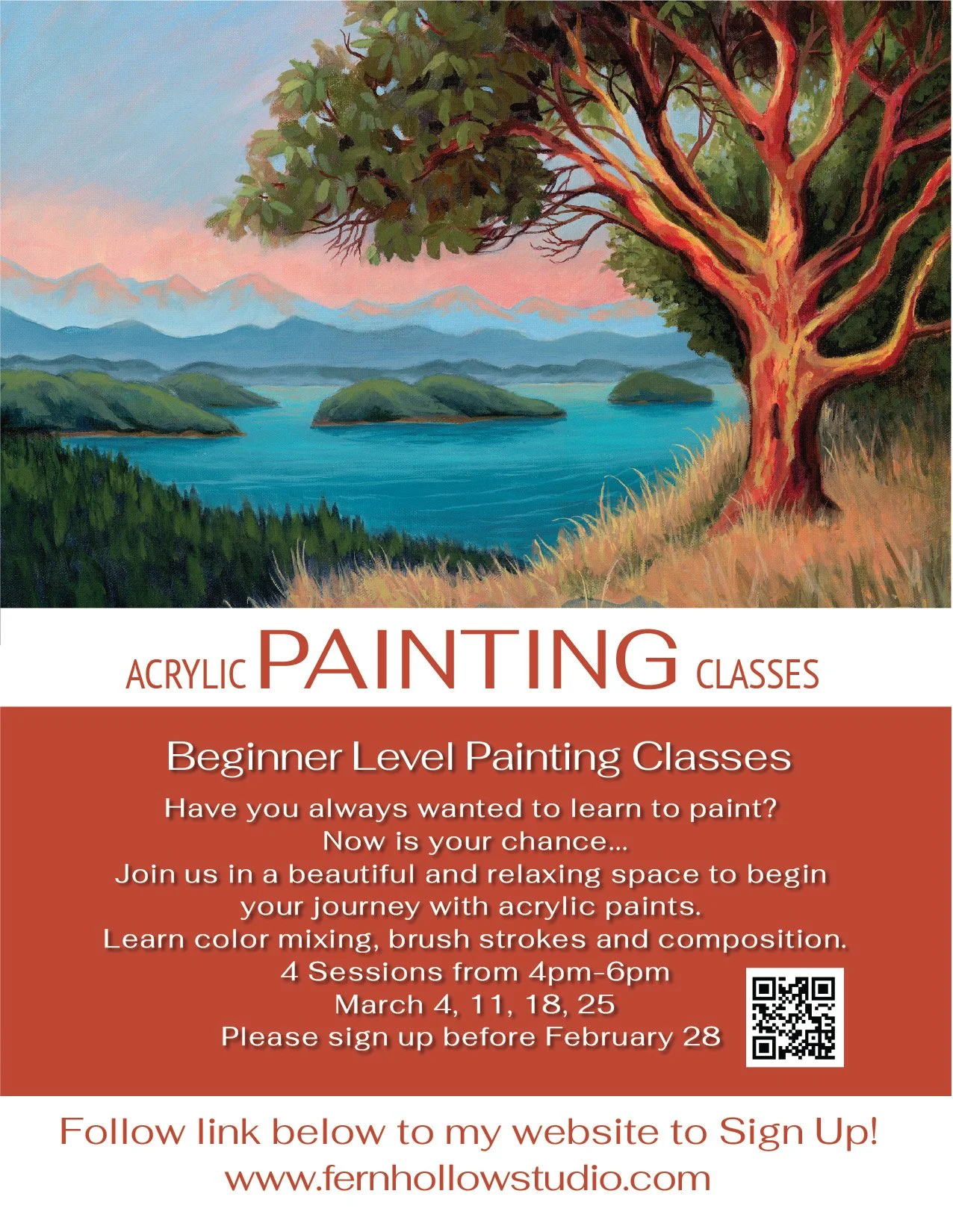 Intro to Acrylic Painting with Kim Bruder