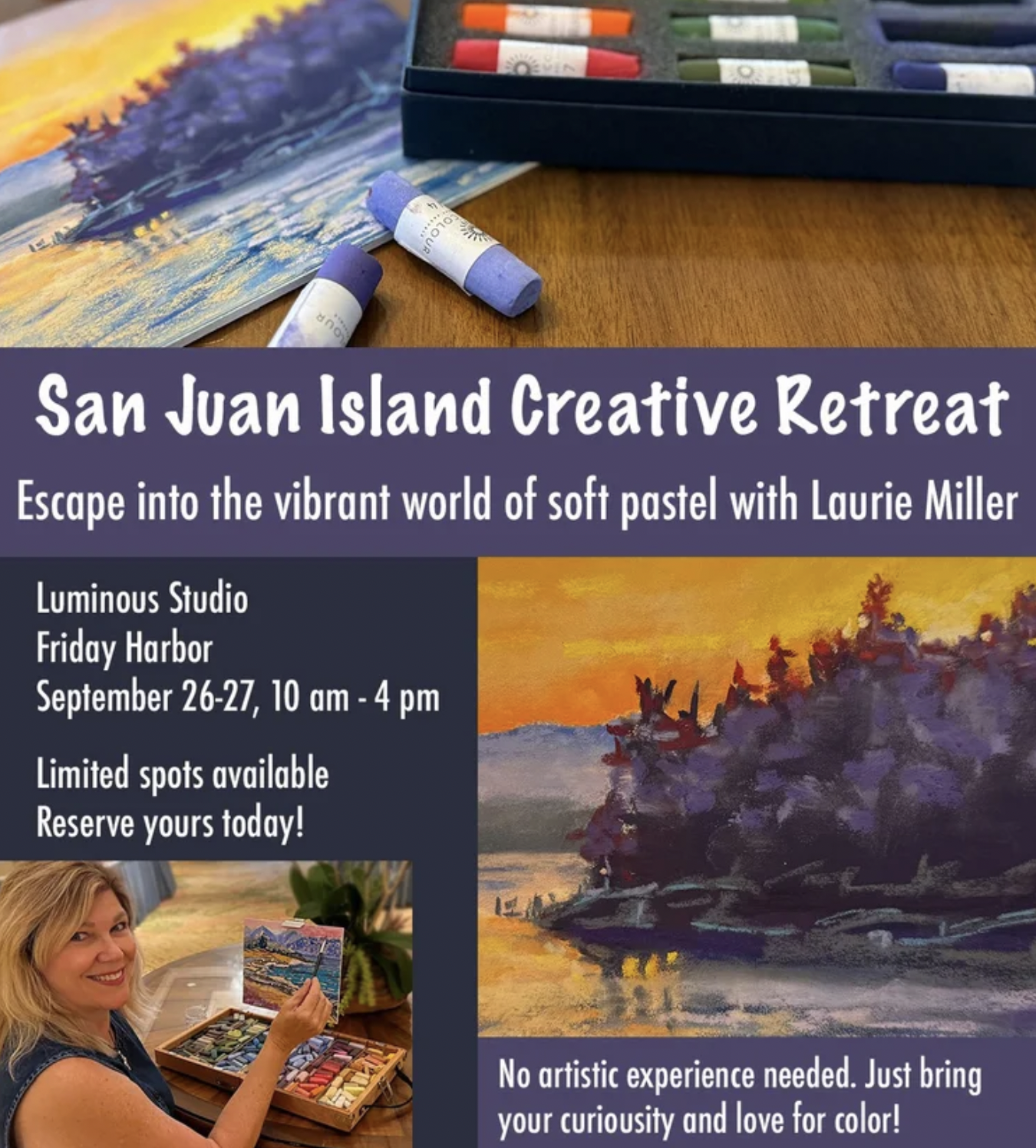 Pastel Painting Workshop with Maui Artist Laurie Miller 