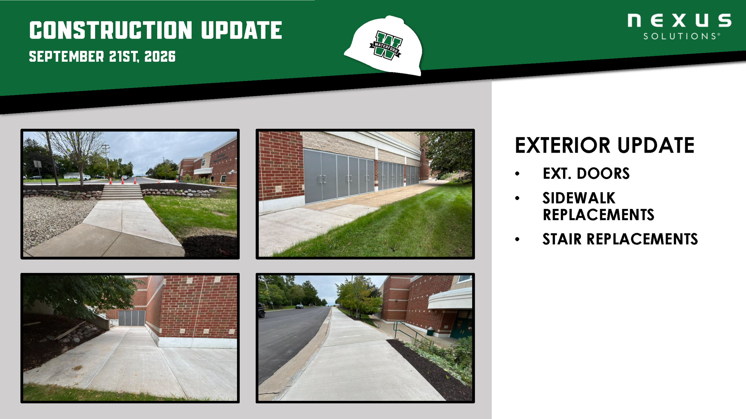 construction update