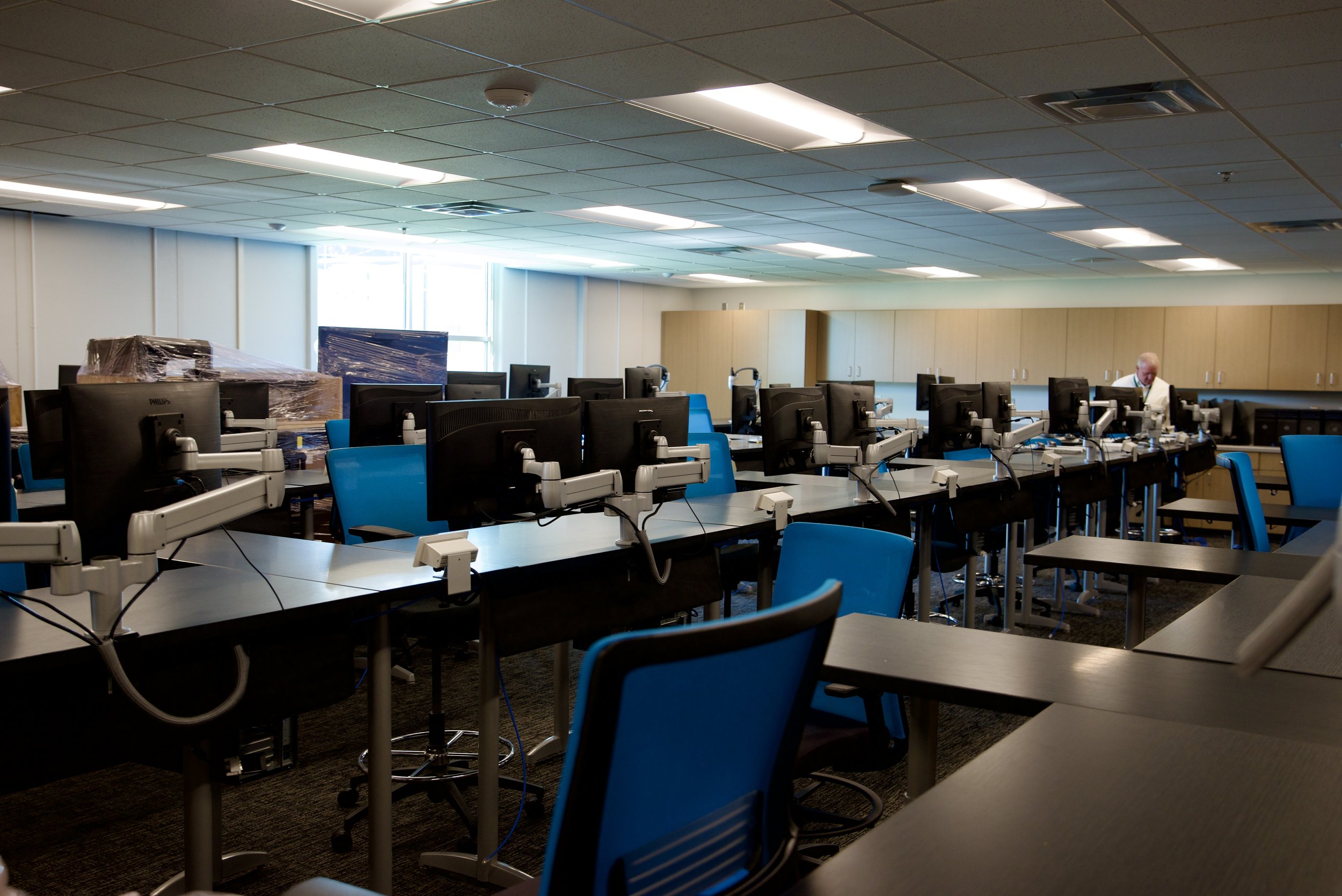The technology and engineering area expanded and was provided additional seats for increased capacity 