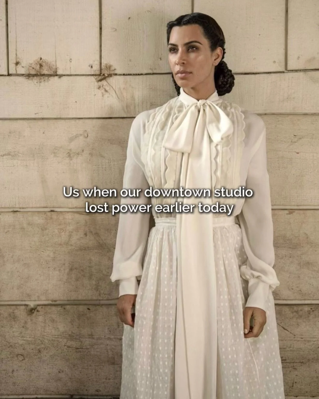 We were ready to pull out the oil lamps, ink, + quill, but great news-power is back at our downtown studio! 🙌🏼💡
Earlier today, an electrical fire caused a power outage, leaving our downtown studio without electricity for the day.

We sincerely tha