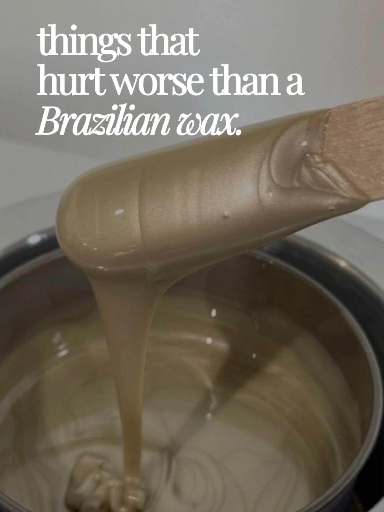 Let&rsquo;s be honest&hellip;you&rsquo;ve handled way worse. 😉

It&rsquo;s normal to be nervous if you&rsquo;ve never had a Brazilian wax, but with the right artist it&rsquo;s a walk in the park. When it&rsquo;s done right, it&rsquo;s quick, smooth,