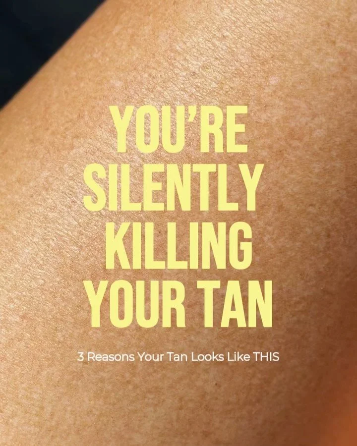 🎃 POV: You&rsquo;re silently killing your spray tan + you probably don&rsquo;t realize it👇🏼

🔪Skipping moisturizer
🔪Not drinking enough water
🔪Taking long, hot showers
🔪Sweating it out in tight clothing
🔪Letting old tan build up instead of pr