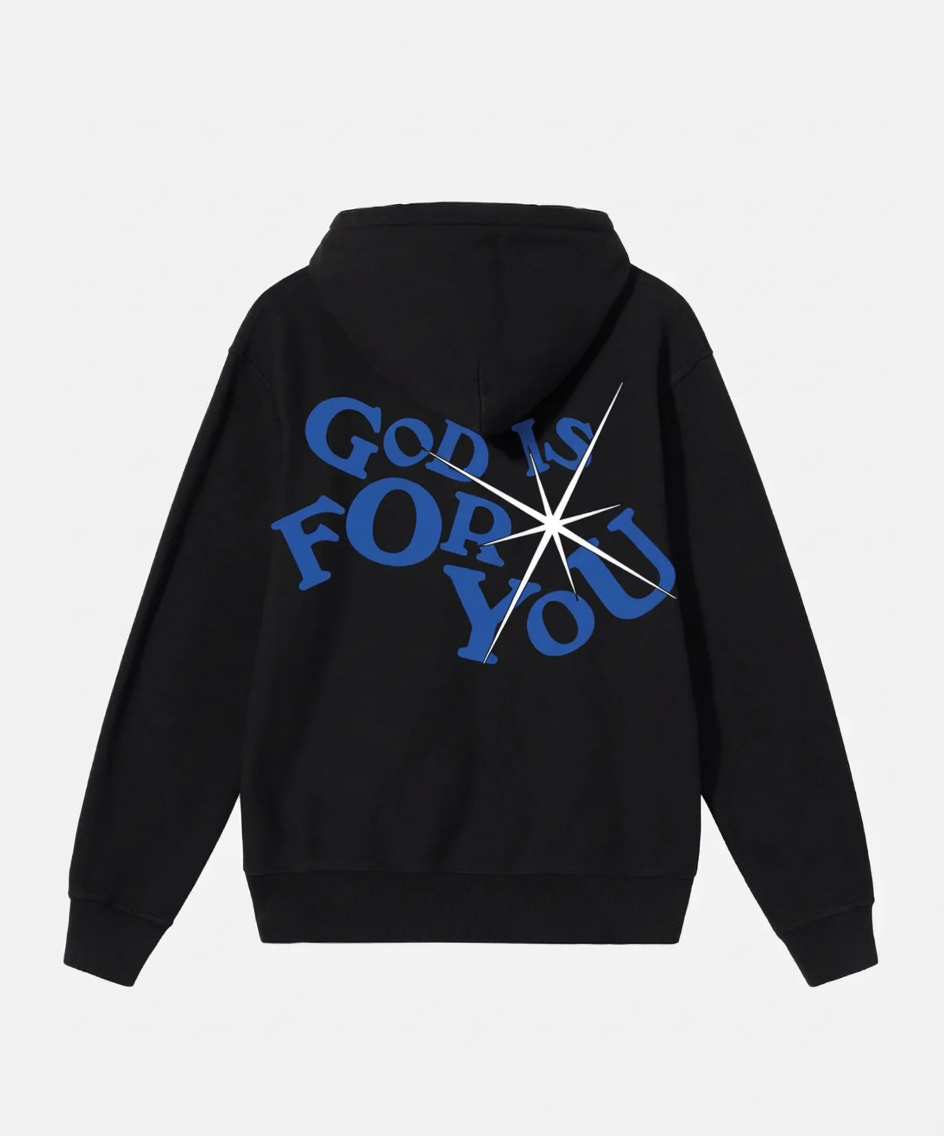 BLUE GOD IS FOR YOU HOODIE