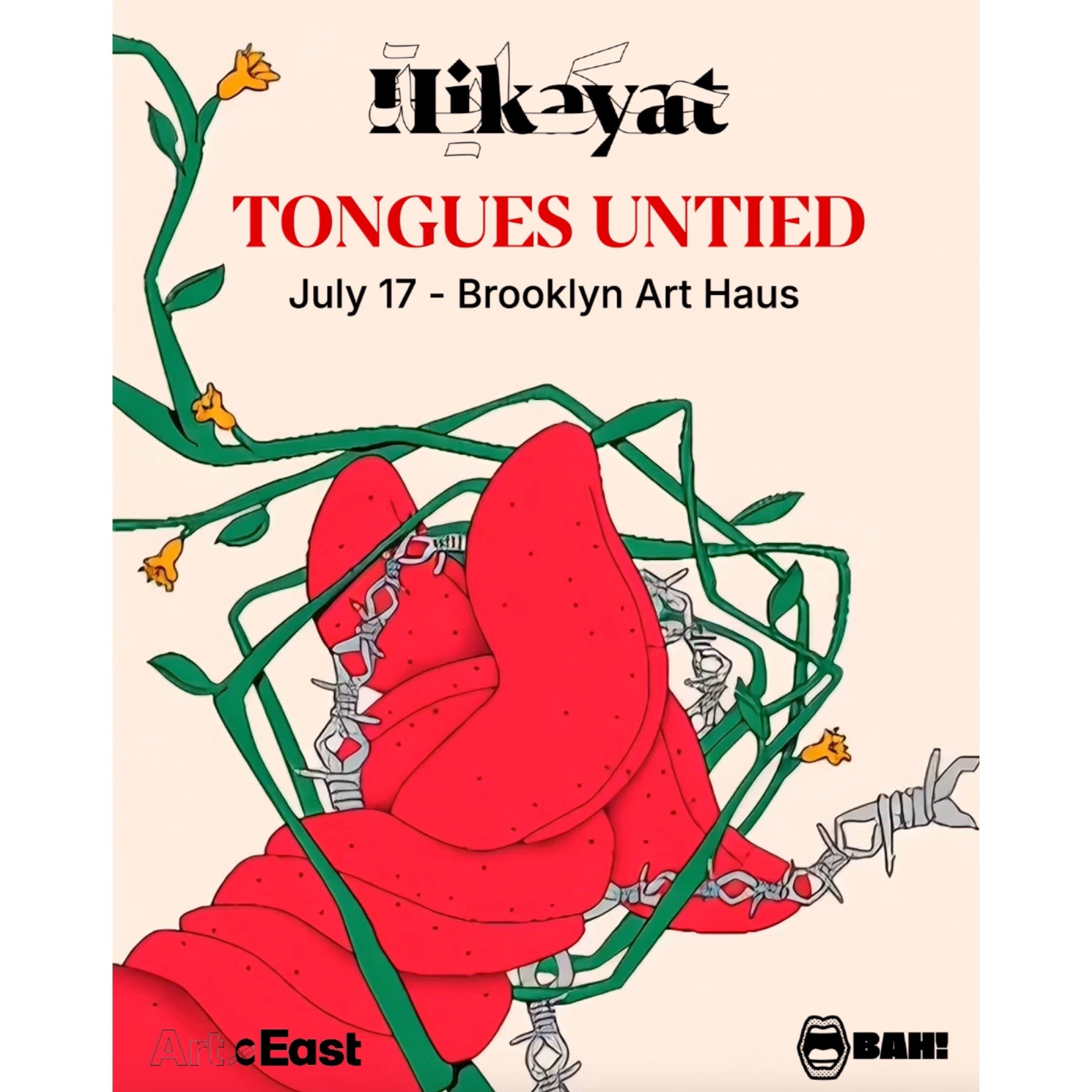 ArteEast presents Hikayat – Tongues Untied at Brooklyn Art Haus