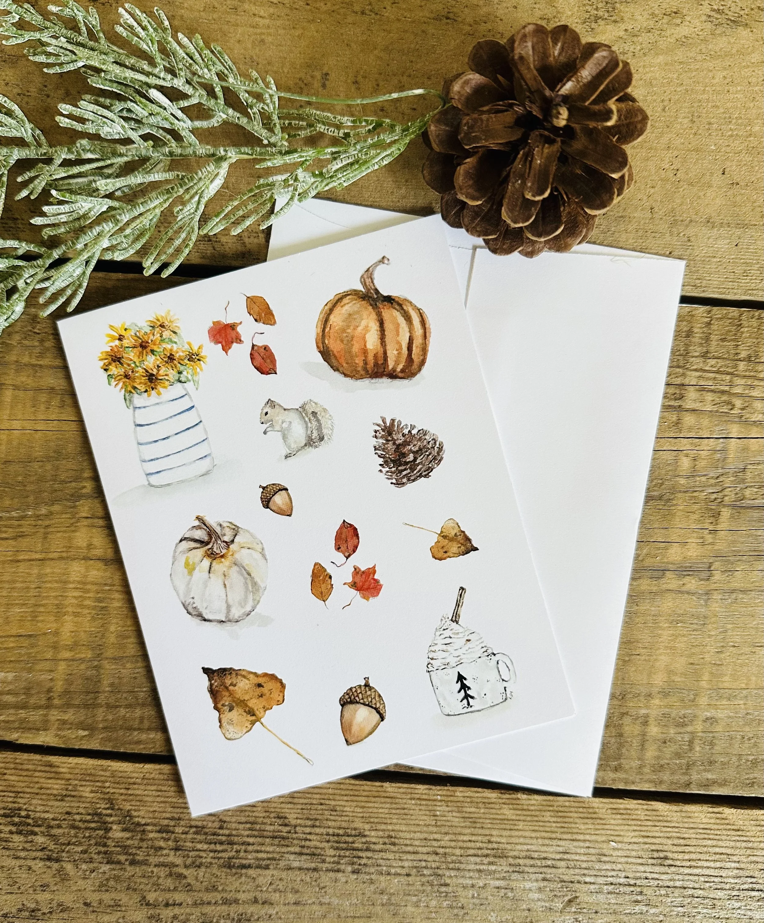 Fall notecards