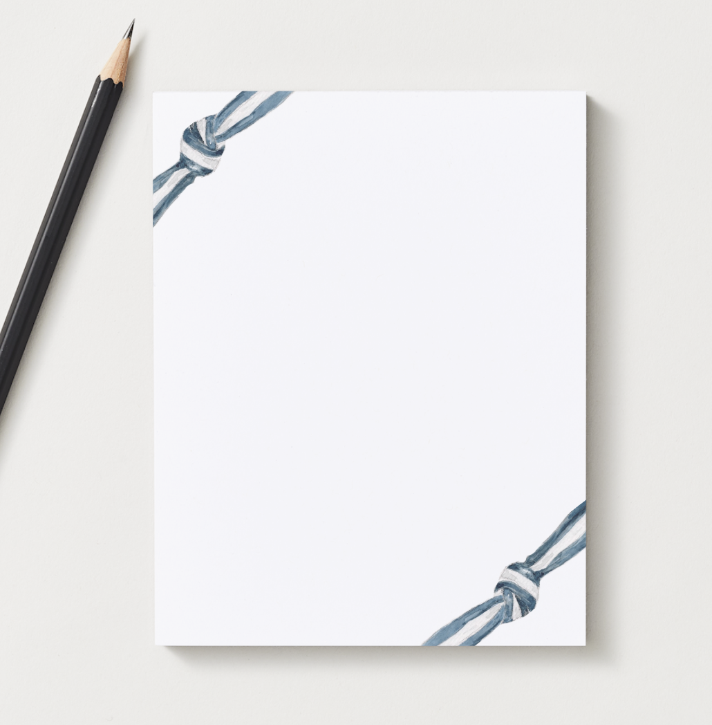 A little nauti watercolor illustrated notepad