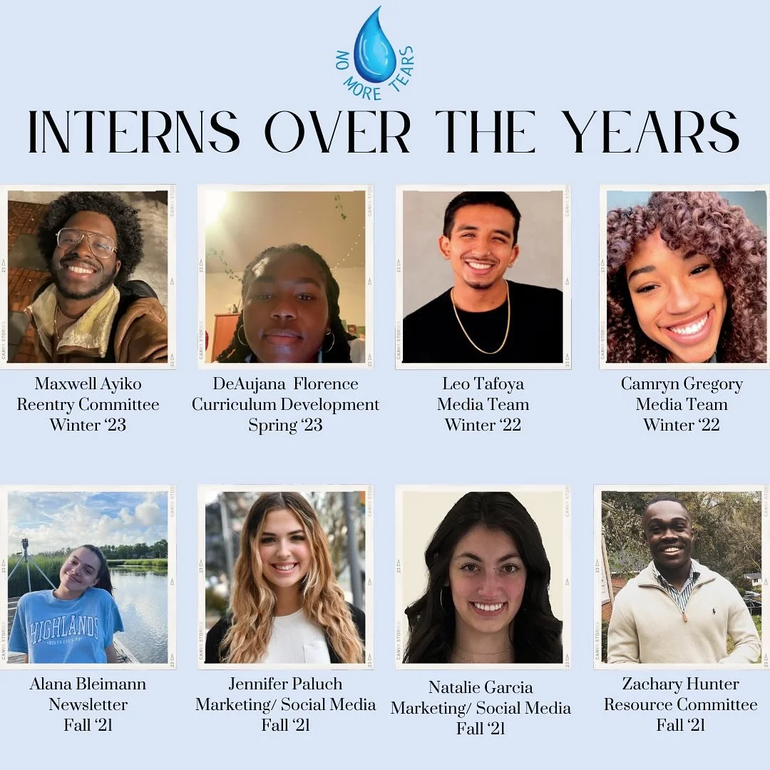 No More Tears for most of its existence has been a volunteer ran organization— ran by the people who believe deeply in supporting incarcerated people and returned citizens. We’ve been reflecting on all of the beautiful people we’ve