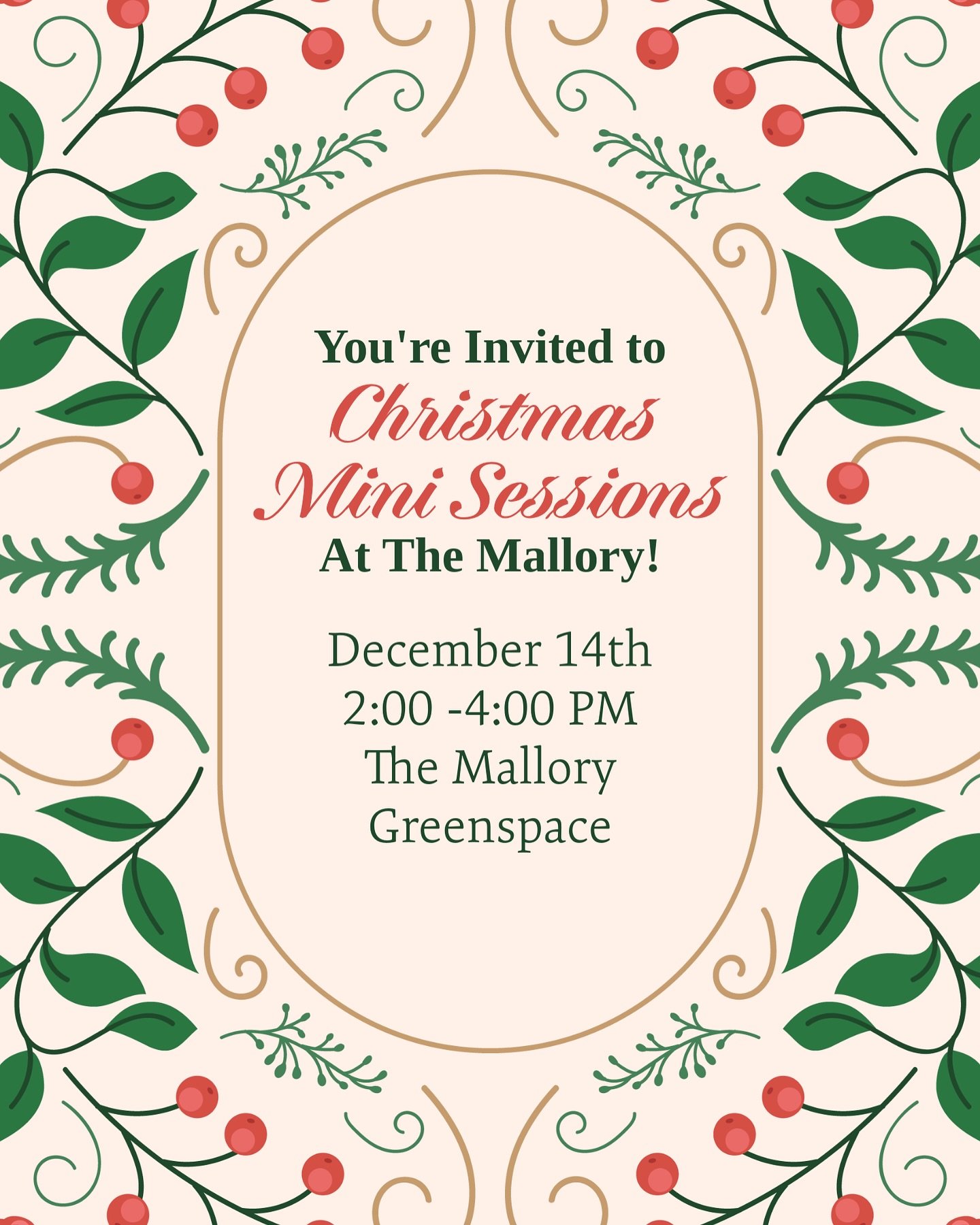 Santa is flying in for a special engagement, and we&rsquo;re here to capture the magic! Dress in your holiday best for Santa photos during mini photography sessions from 2:00 to 4:00 PM, featuring photographer @megandaquillaphoto 📸 

 Tickets are $2