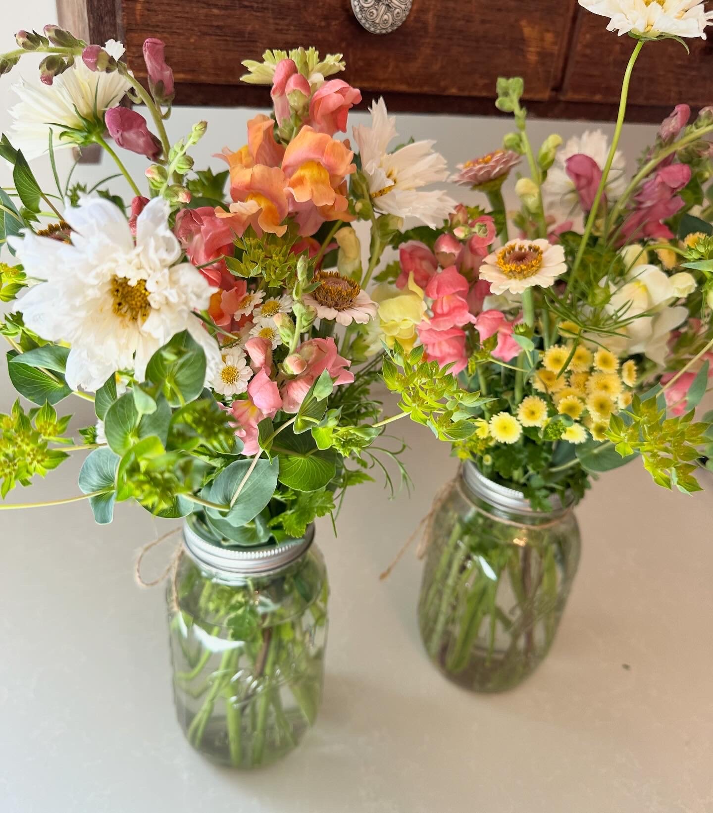 Seasonal Jar Arrangement