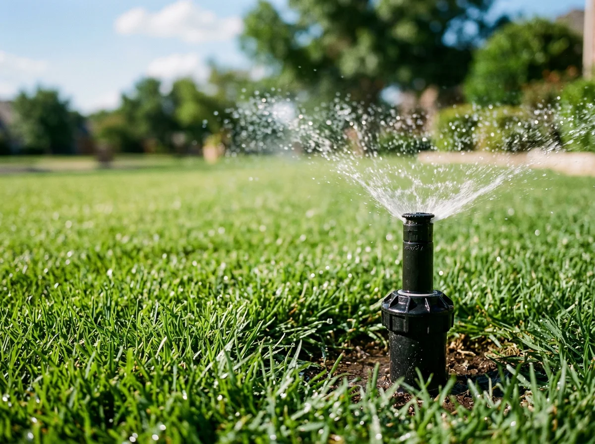 Irrigation system inspection and sprinkler coverage check