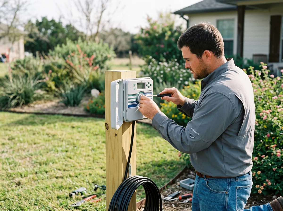Installation of a new irrigation system controller