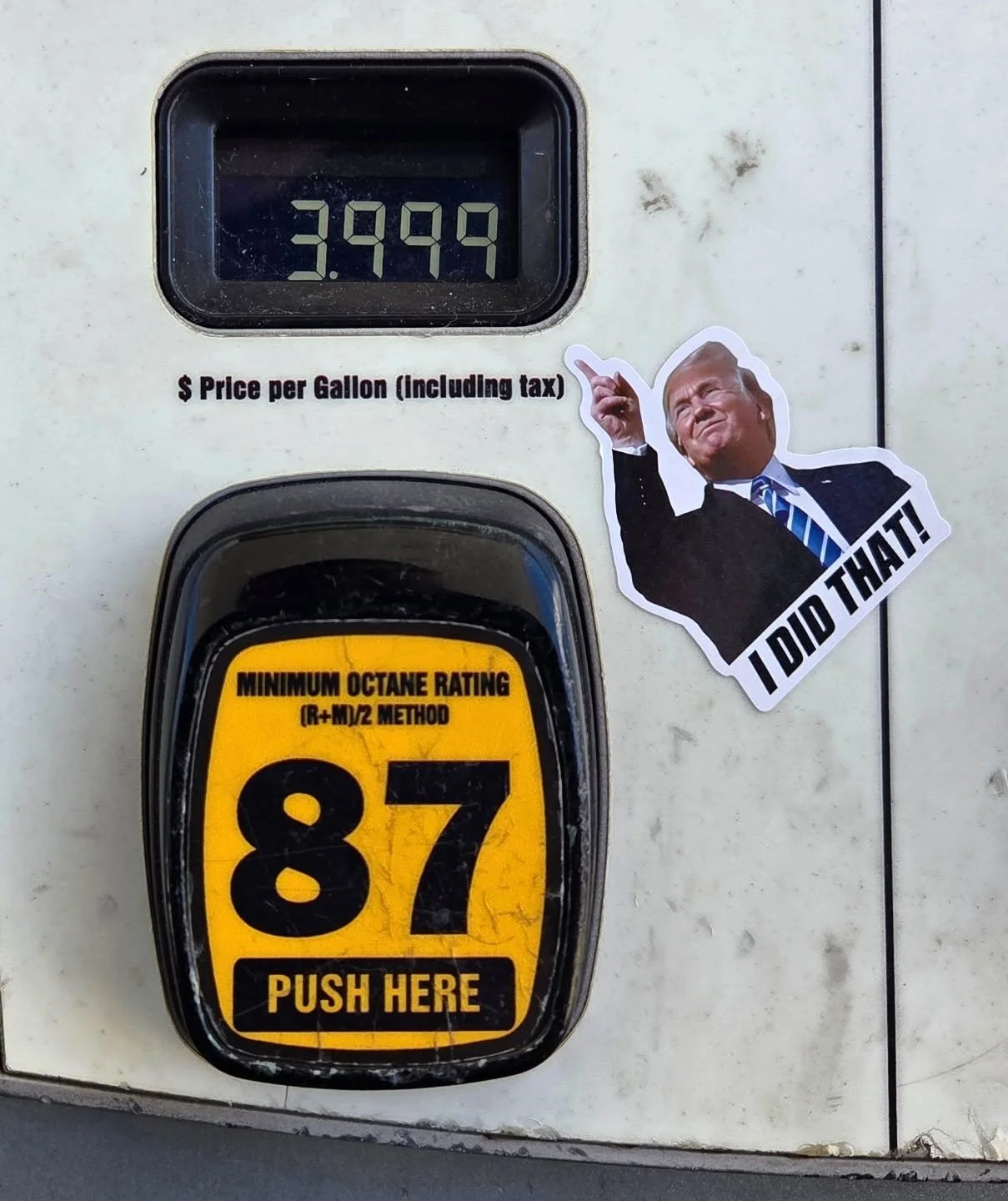 Spotted in Eastham. Best use of a sticker ever.