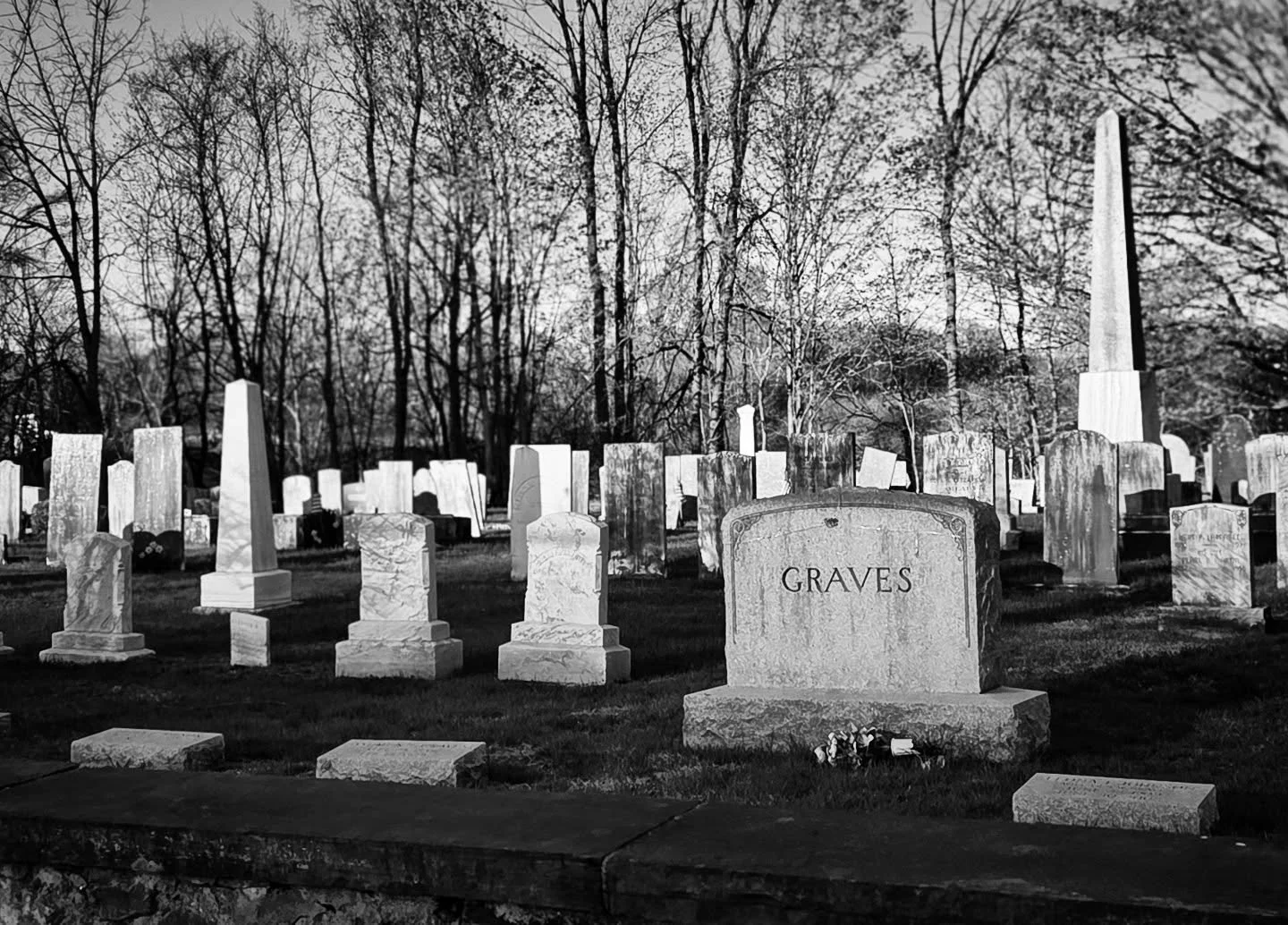 A cemetery with a sense of humor.