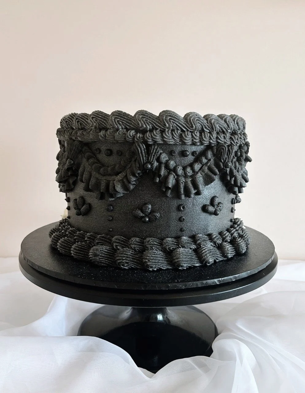 Black lambeth cake