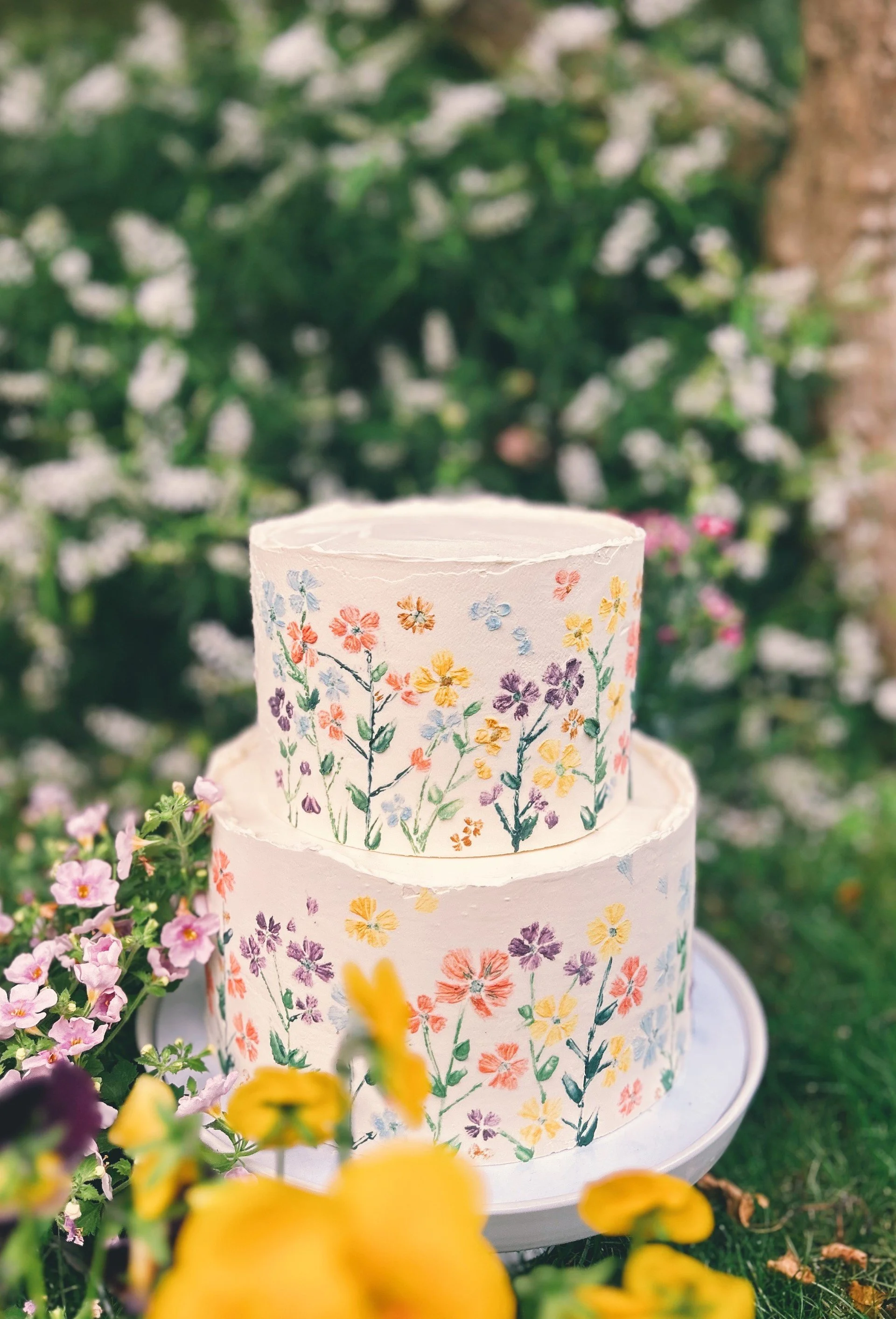 hand painted wedding cake
Tara Katie Cakes
Wedding cake Bristol