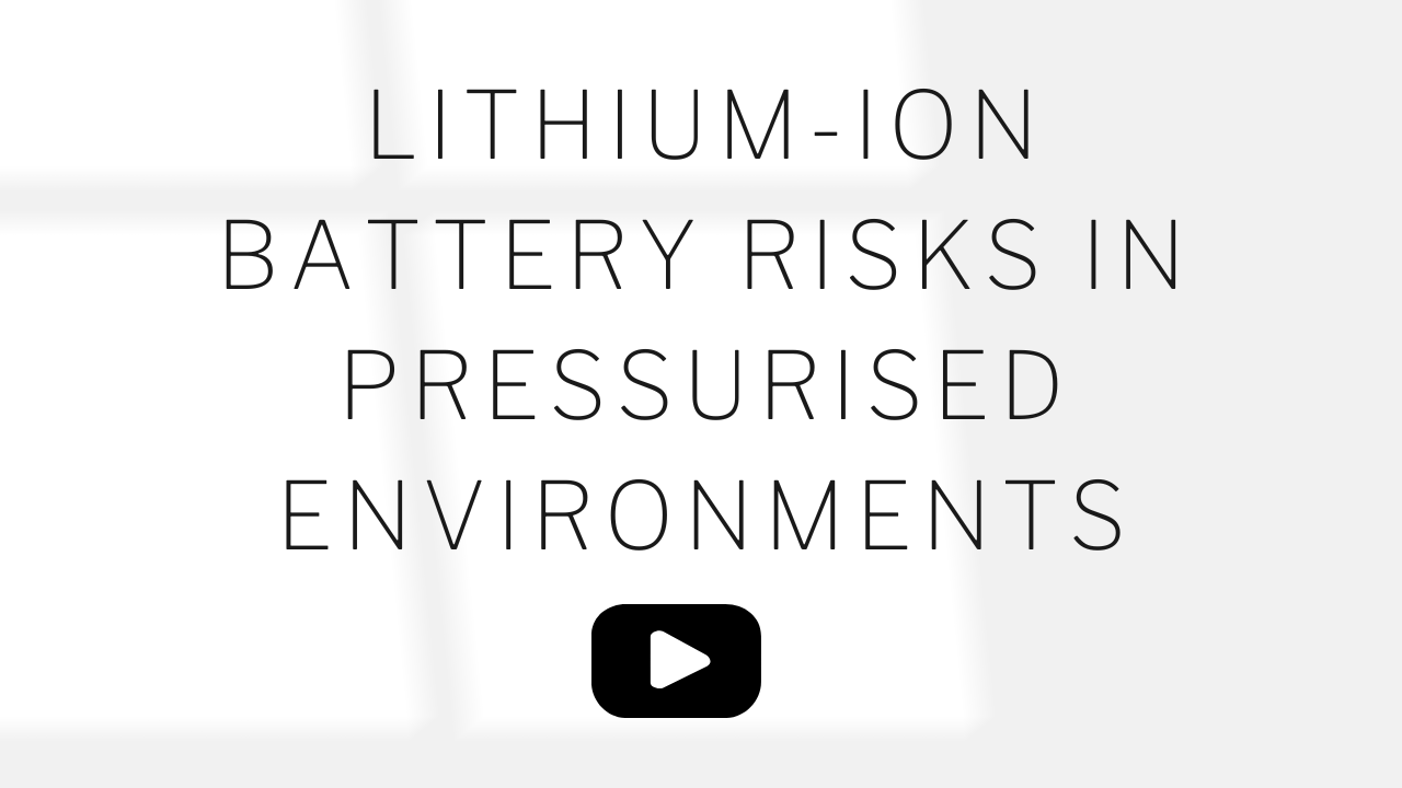 Lithium-Ion Battery Failures in Confined & Oxygen-Rich Environments