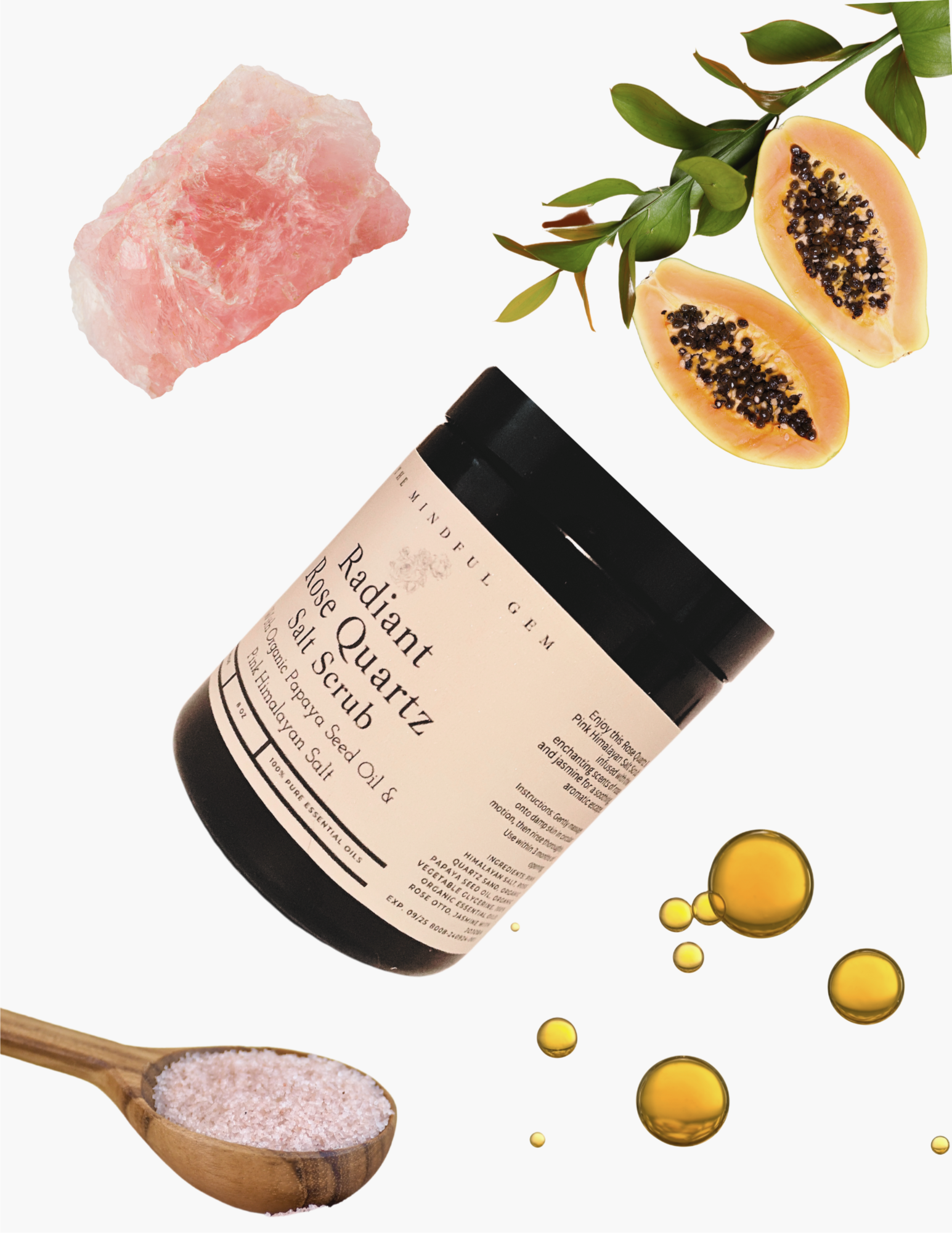 Radiant Rose Quartz Body Scrub