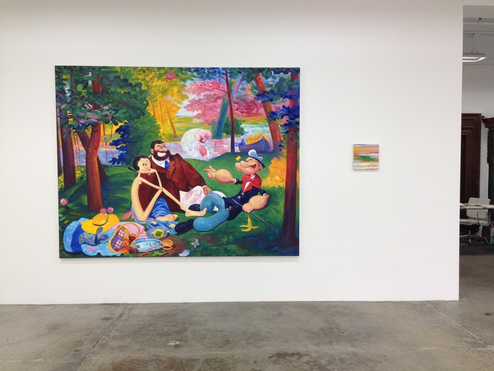 Andre von morisse PICNIC by Edouard Manaet as seen at Silas von Morisse Gallery 2014.JPG