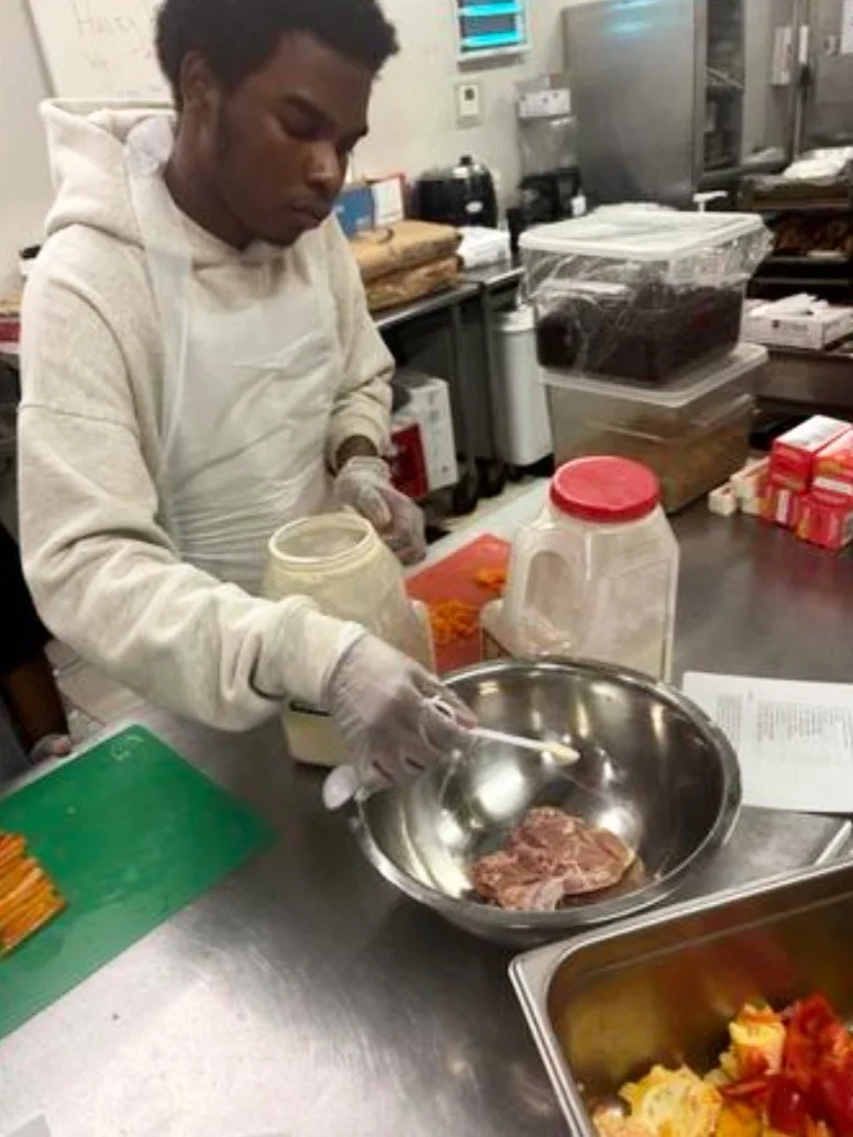 Last week, MissionSAFE youth took part in Take Back the Kitchen, learning how to make chicken and shrimp pasta while building valuable life skills in the kitchen. 🍝

Because of your support, young people have access to hands-on experiences that prom