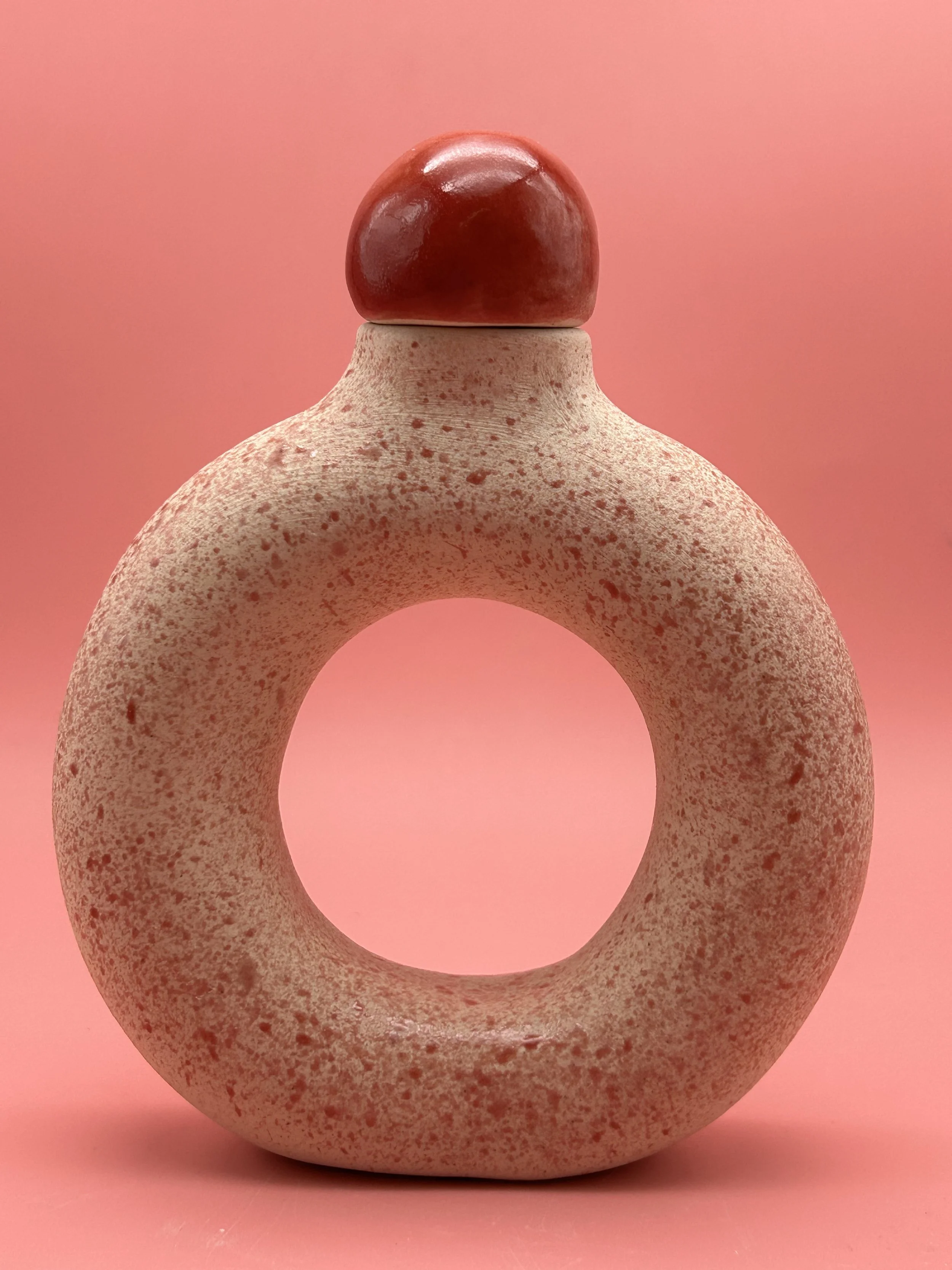 Speckled Circular Bottle