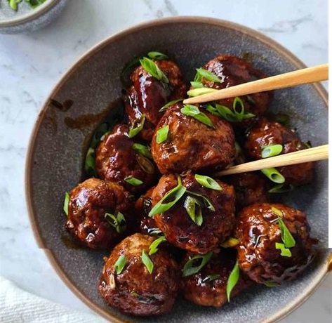 Asian style Pork Meatballs