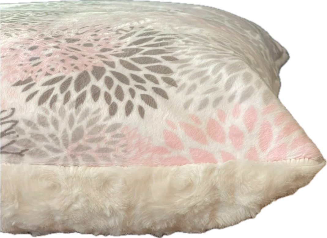 Pink | Grey Dahlia + Plush Cream