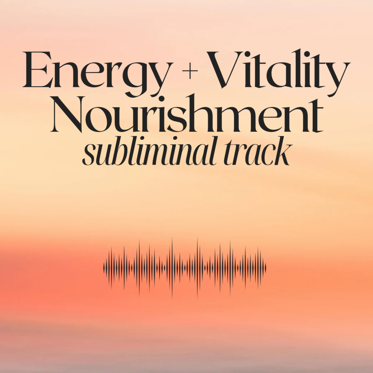 Energy + Vitality Nourishment Track