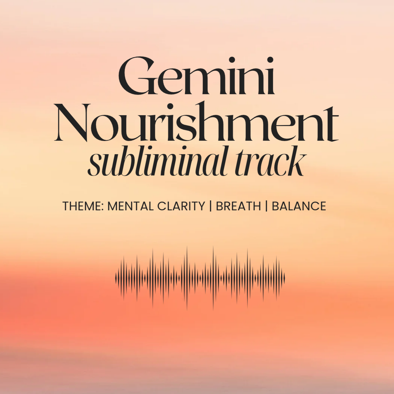 Astro Nourishment Track - Gemini