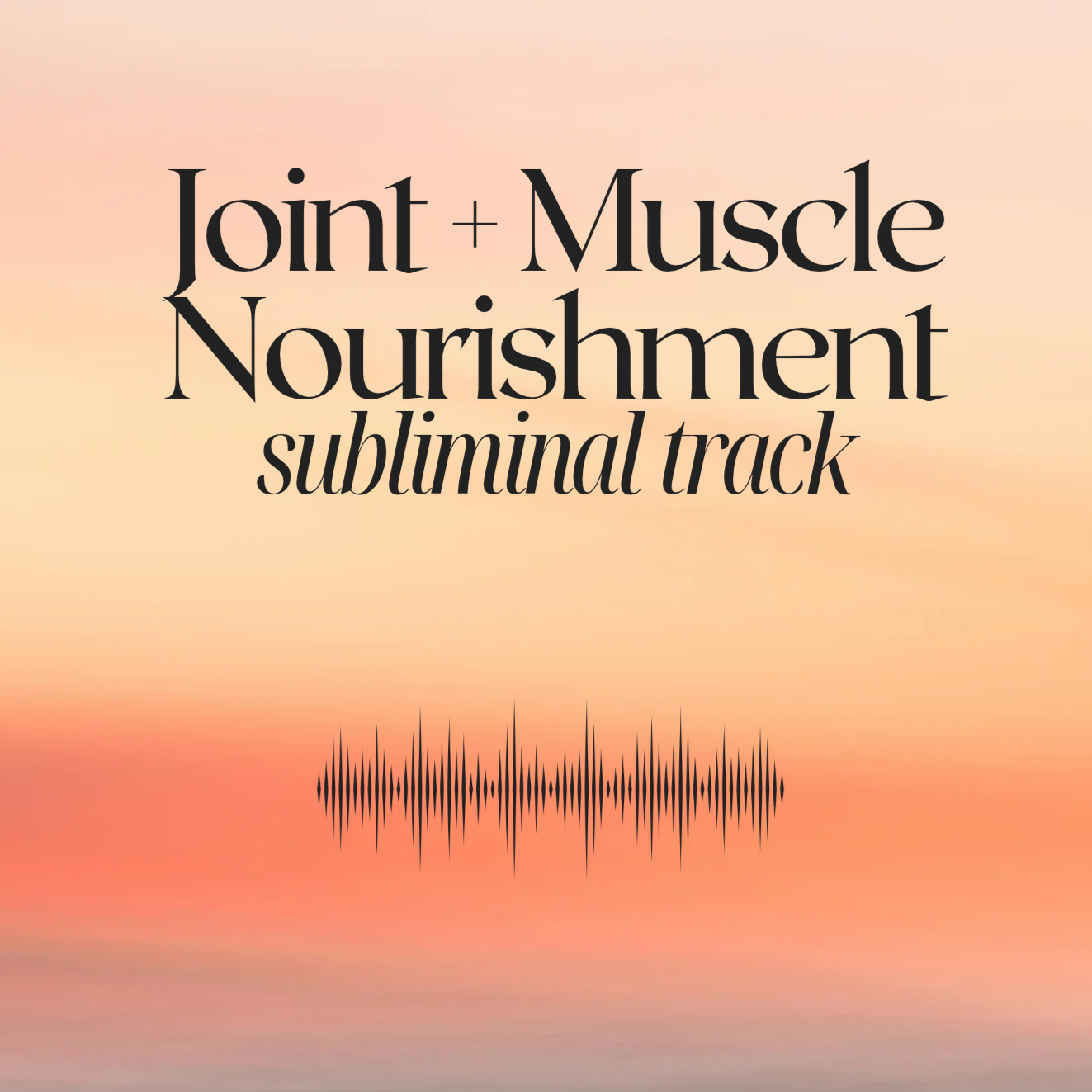 Joint + Muscle Nourishment