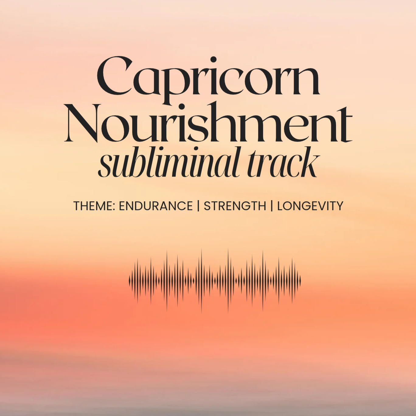 Astro Nourishment Track - Capricorn