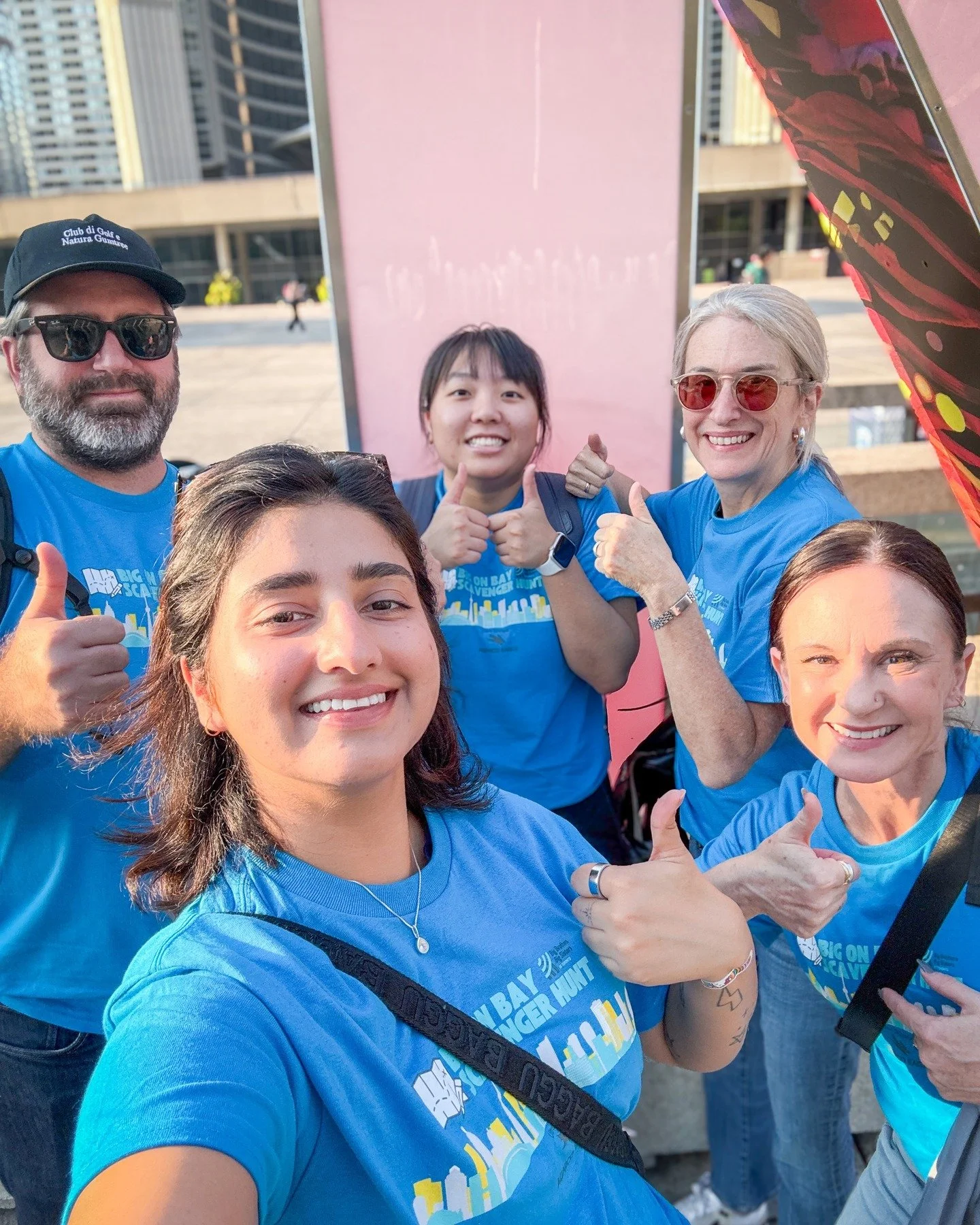 Last night, a few humans from the MH3 Collective hit the streets for a good cause&mdash;joining @bbbstoronto for their Big on Bay scavenger hunt.

Starting at Nathan Phillips Square, our team planked, jumped, meditated, and friendship-braceleted thei