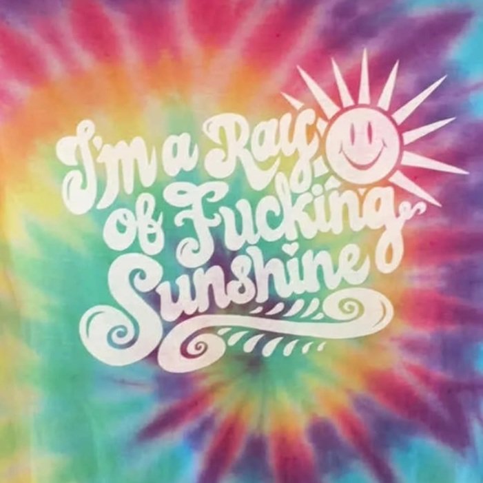 "Ray of Sunshine" Tie-Dye Shirt/Sweater