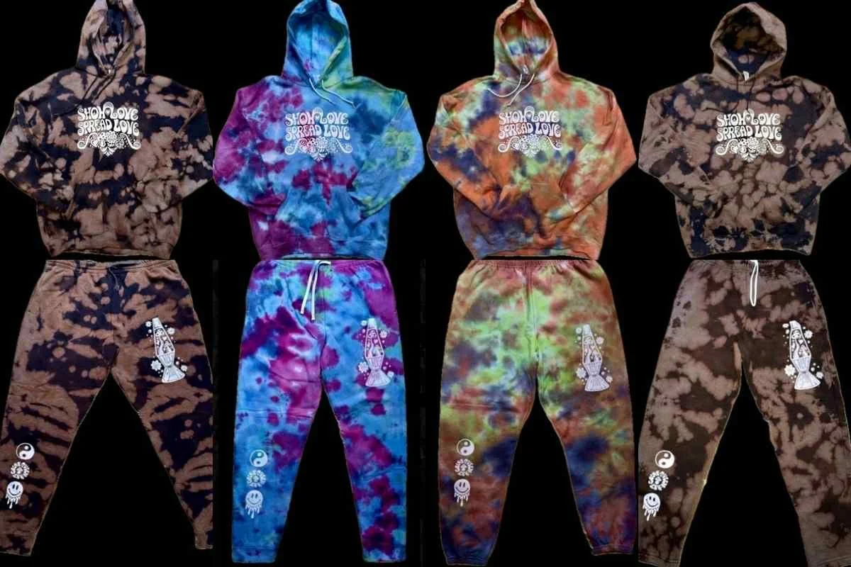 Bleached or Tie-Dyed Sweatpants