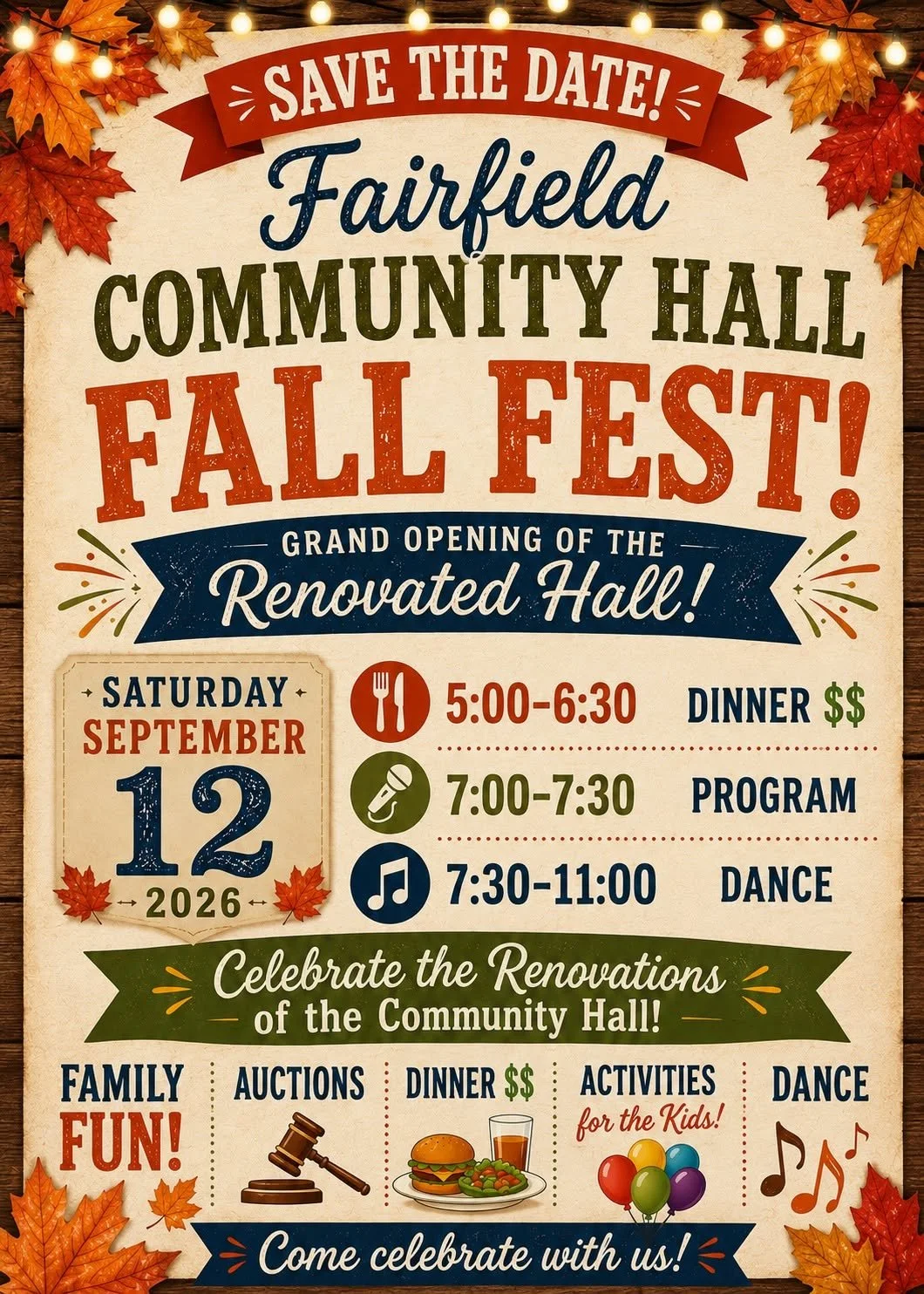 Community Hall Fall Fest